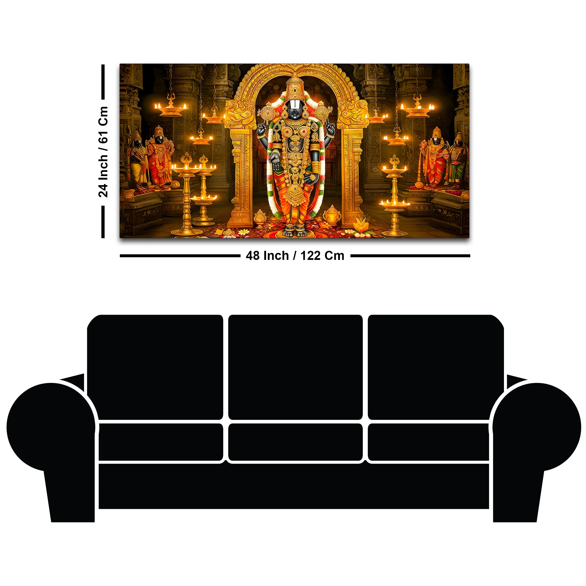 Balaji Canvas Painting for Living Room Wall Décor - Image 8