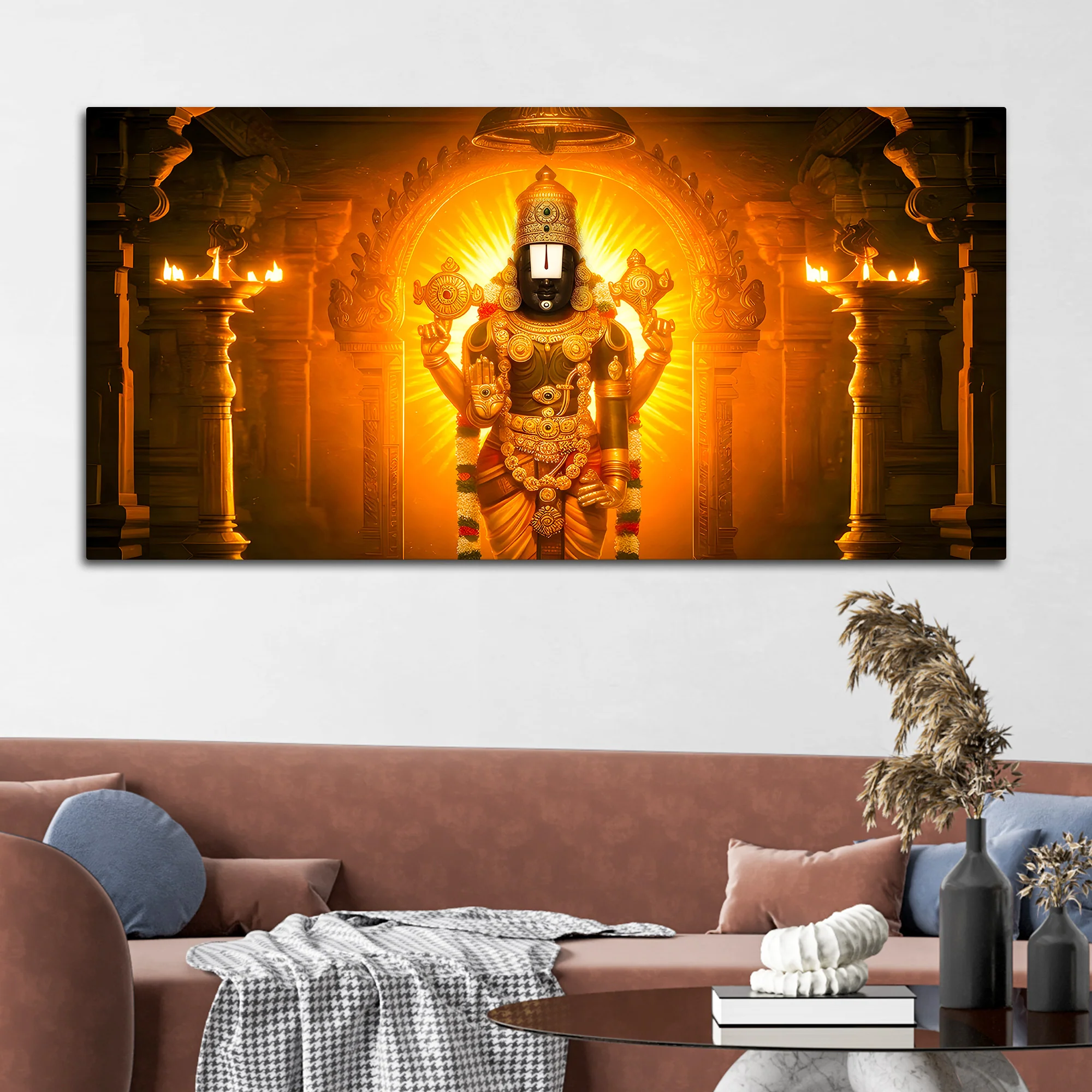 Balaji Spiritual Canvas Painting for Home Décor - Image 3