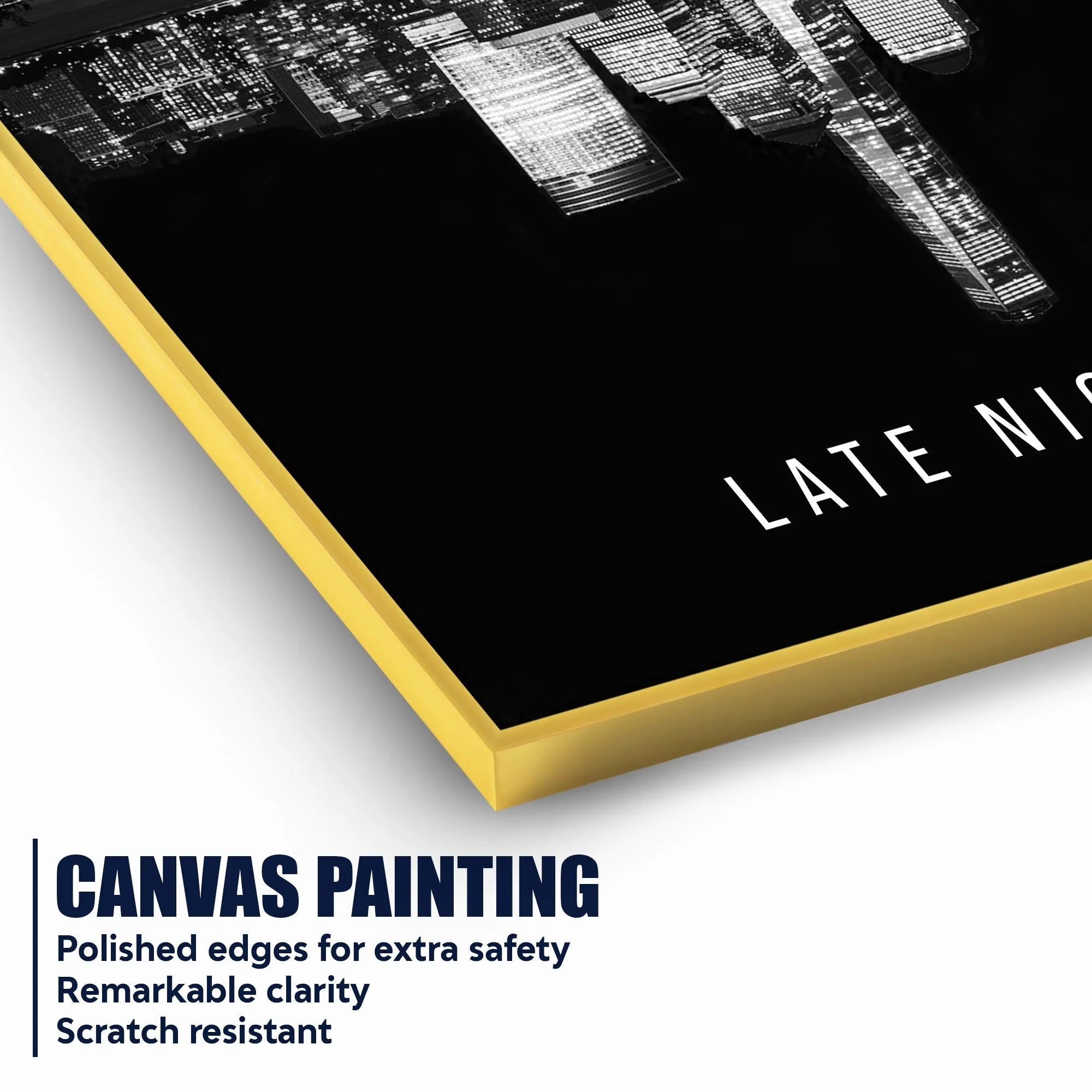 Balance Between Day And Night Cotton Canvas Wall Painting - Image 4