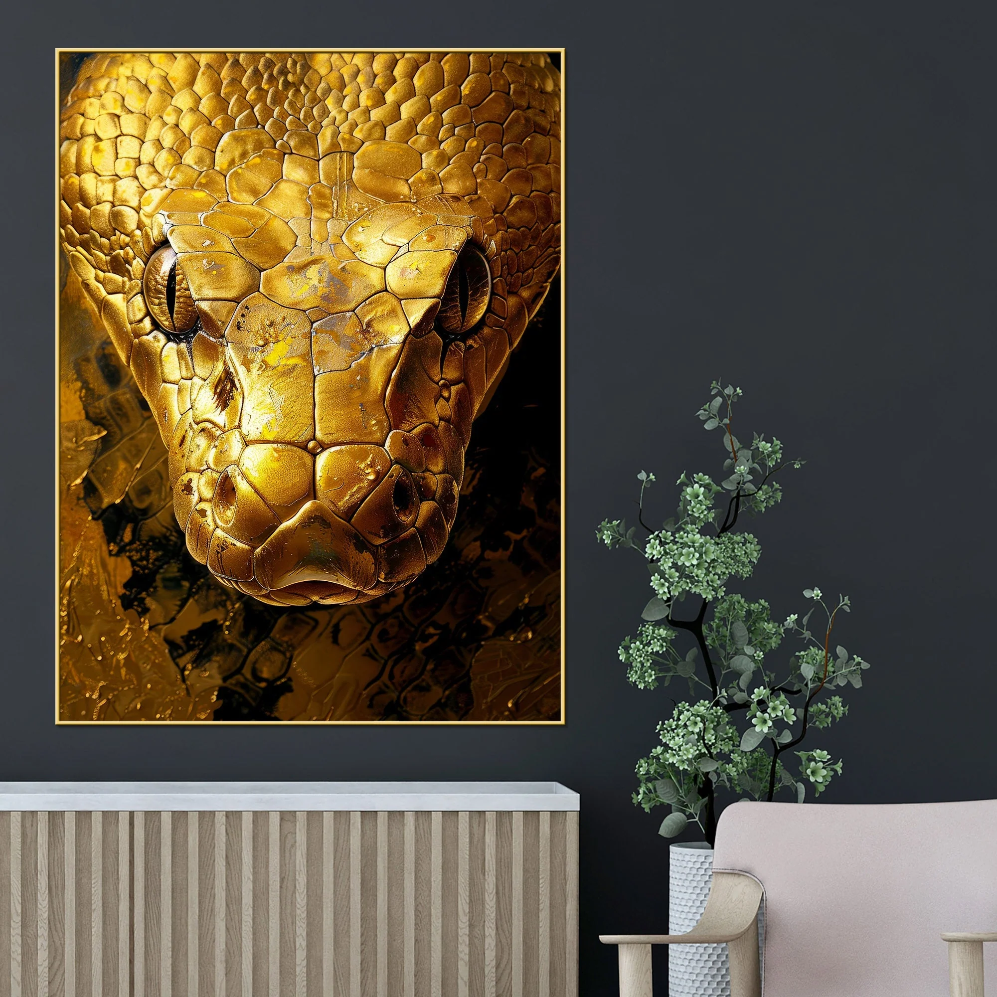 Be Danger Be Expensive Cotton Canvas Wall Painting - Image 2