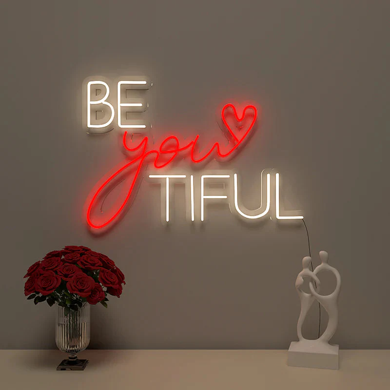 Be You Tiful Text Neon LED Light - Image 5
