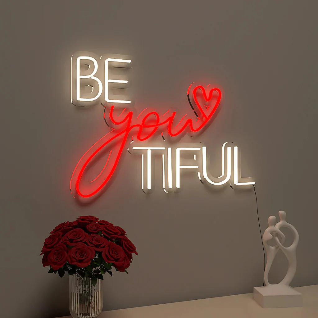 Be You Tiful Text Neon LED Light - Image 6
