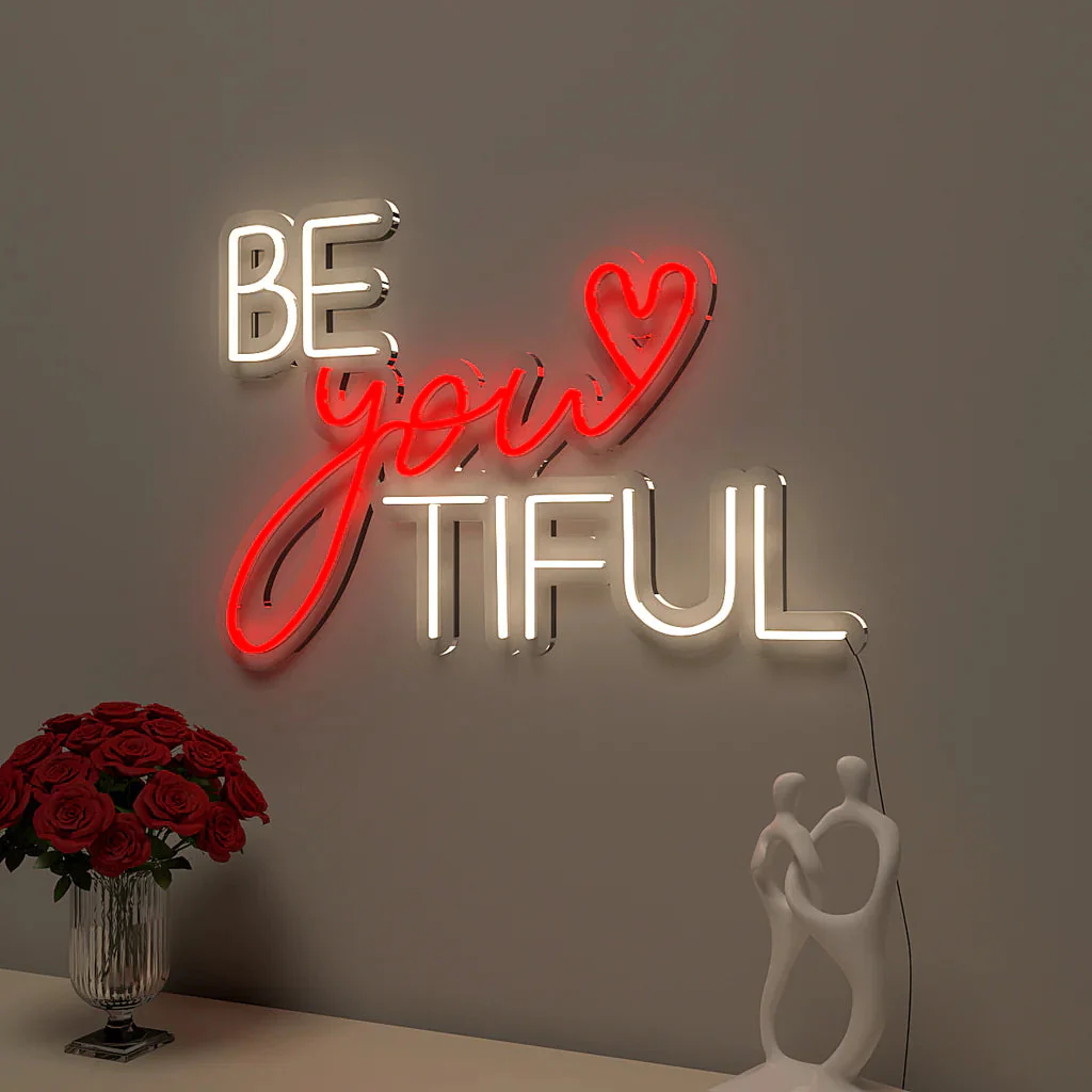 Be You Tiful Text Neon LED Light - Image 7