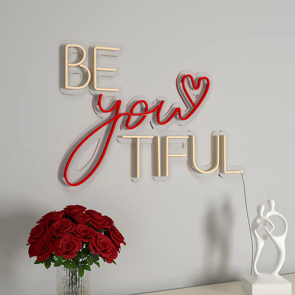 Be You Tiful Text Neon LED Light - Image 8