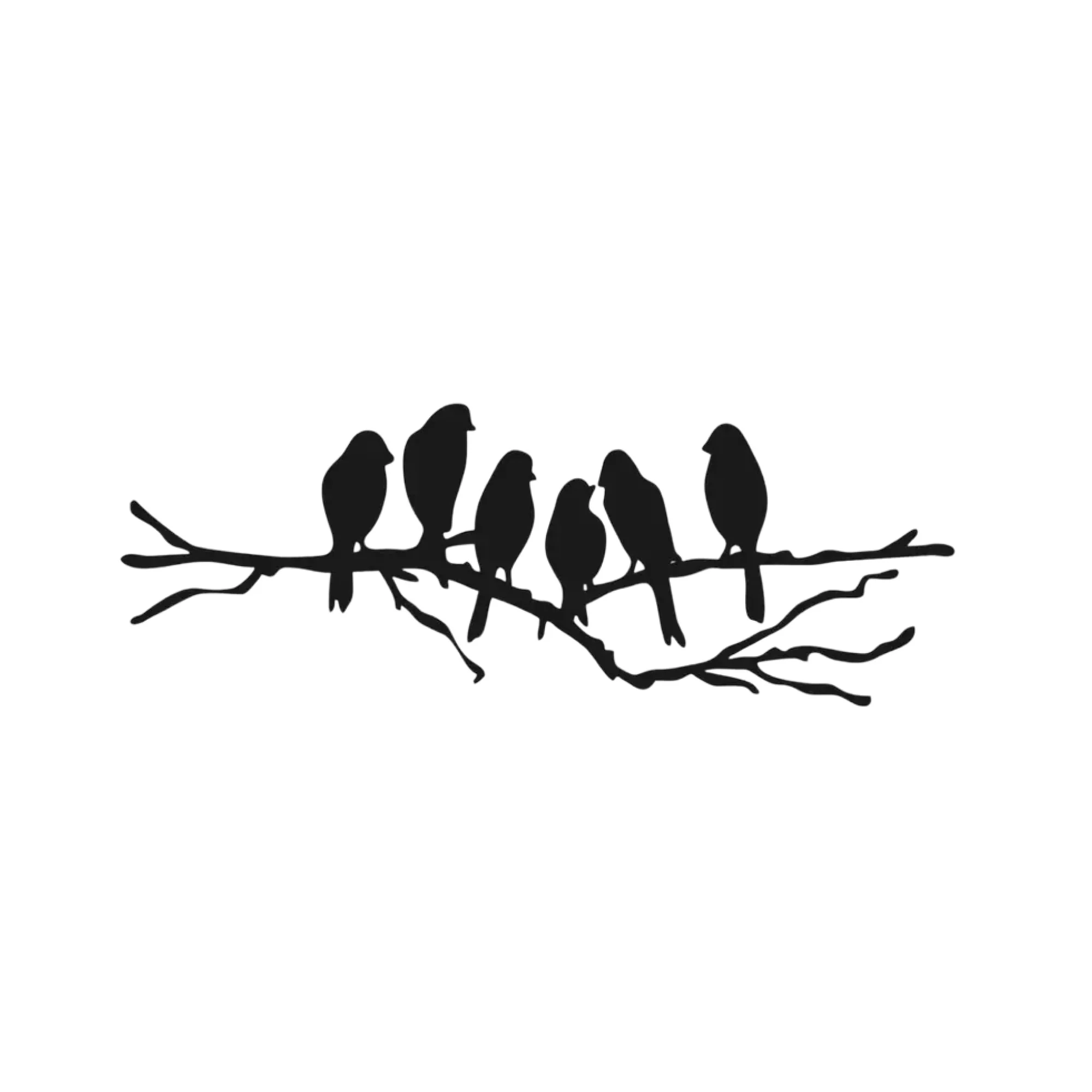 Beautiful Birds on Branch Metal Artwork Wall Decor - Image 3
