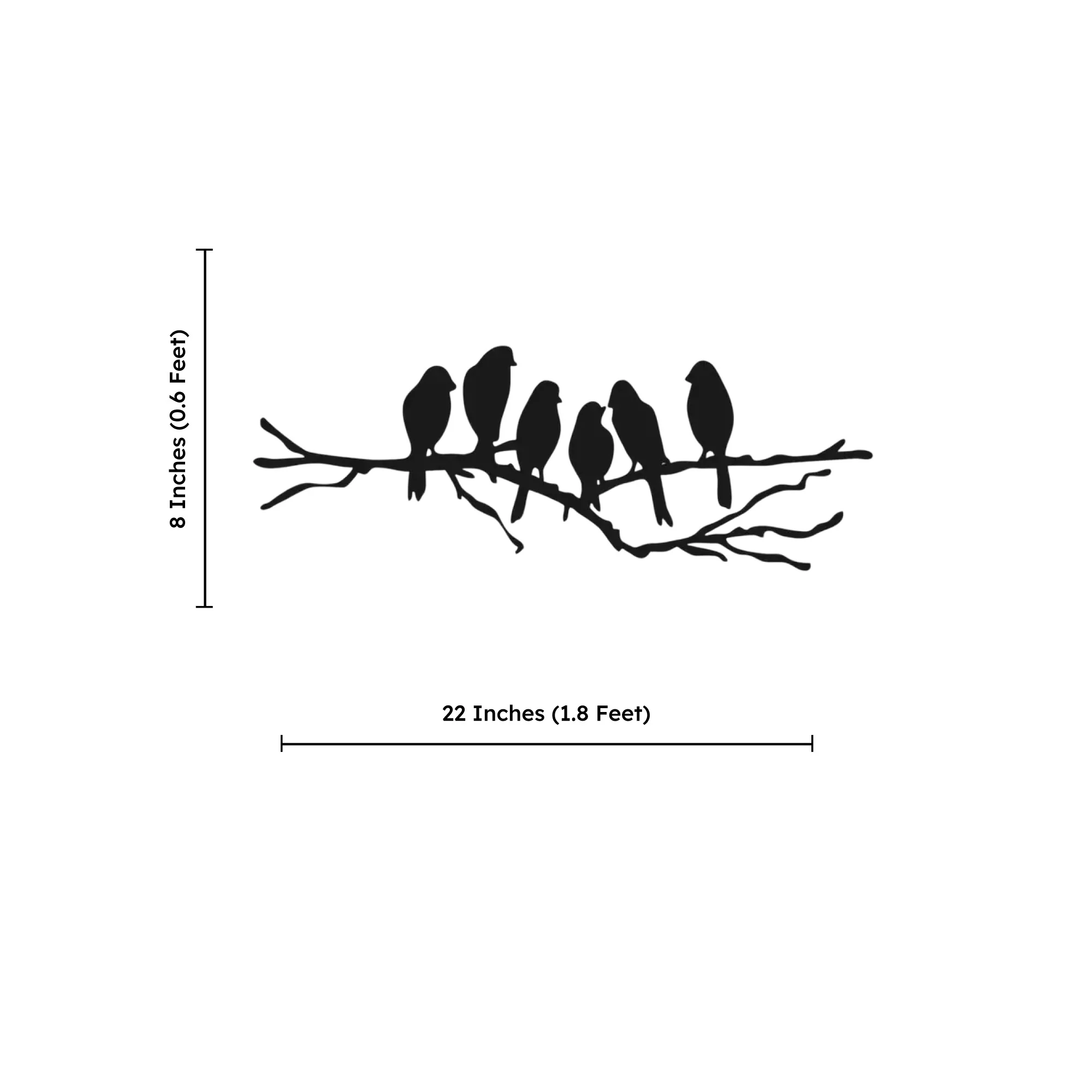Beautiful Birds on Branch Metal Artwork Wall Decor - Image 4