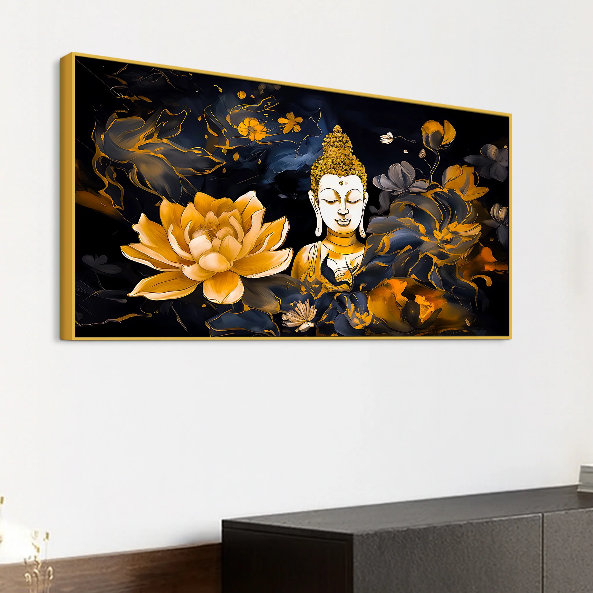 Beautiful Buddha Canvas Painting for Bedroom Wall Décor - Image 5