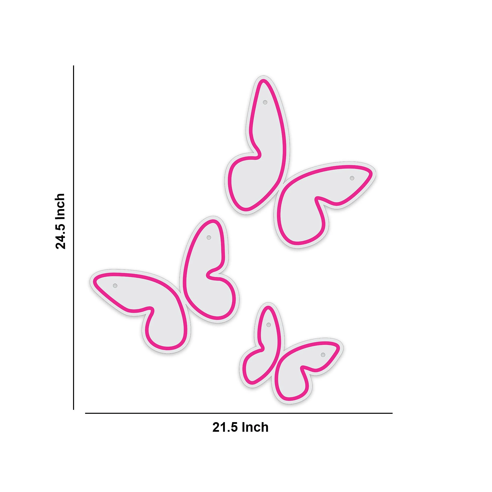 Beautiful Butterflies Neon Sign LED Light Set of 3 - Image 3