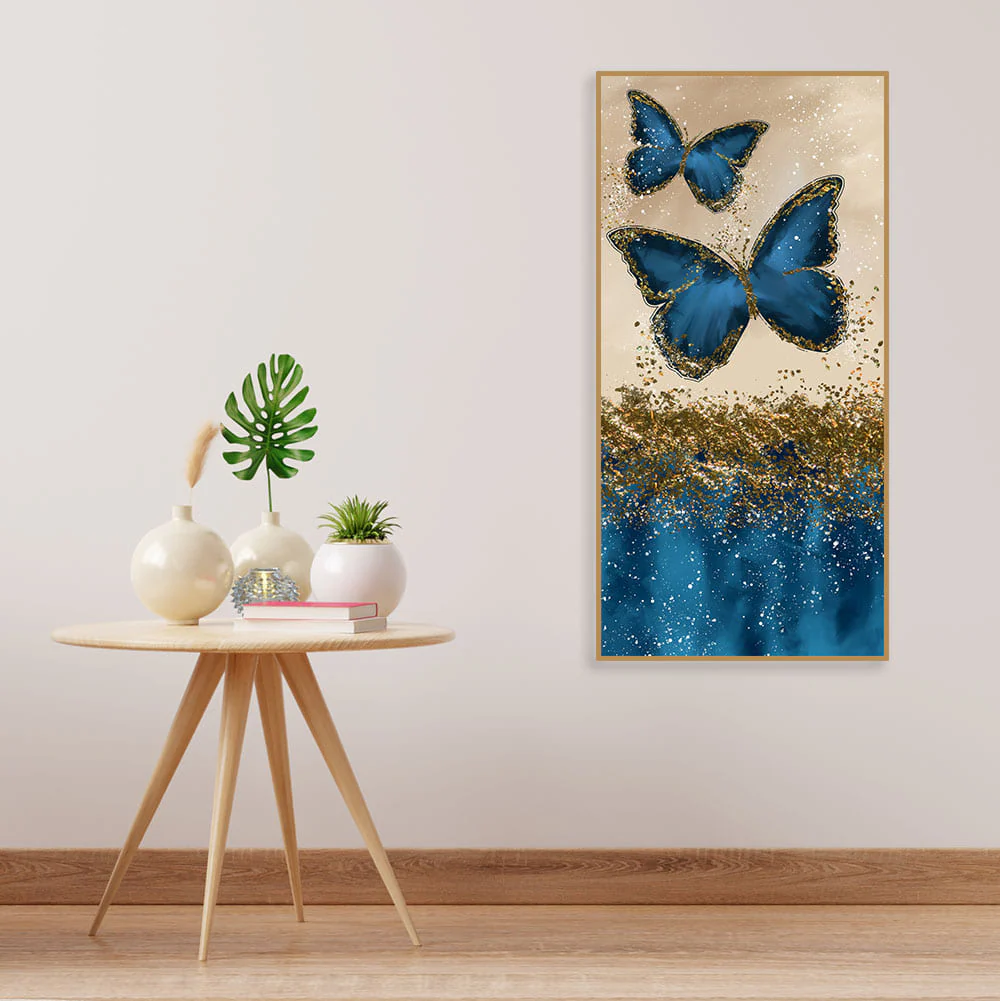Beautiful Butterfly Premium Canvas Wall Painting - Image 3
