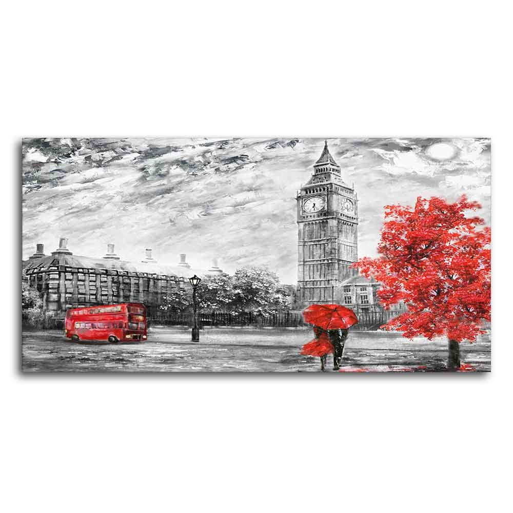 Beautiful City View of London Canvas Wall Painting - Image 5