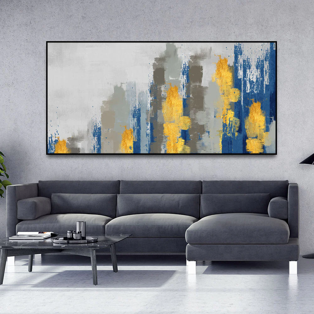 Beautiful Color Abstract Art Design Premium Canvas Wall Painting - Image 3