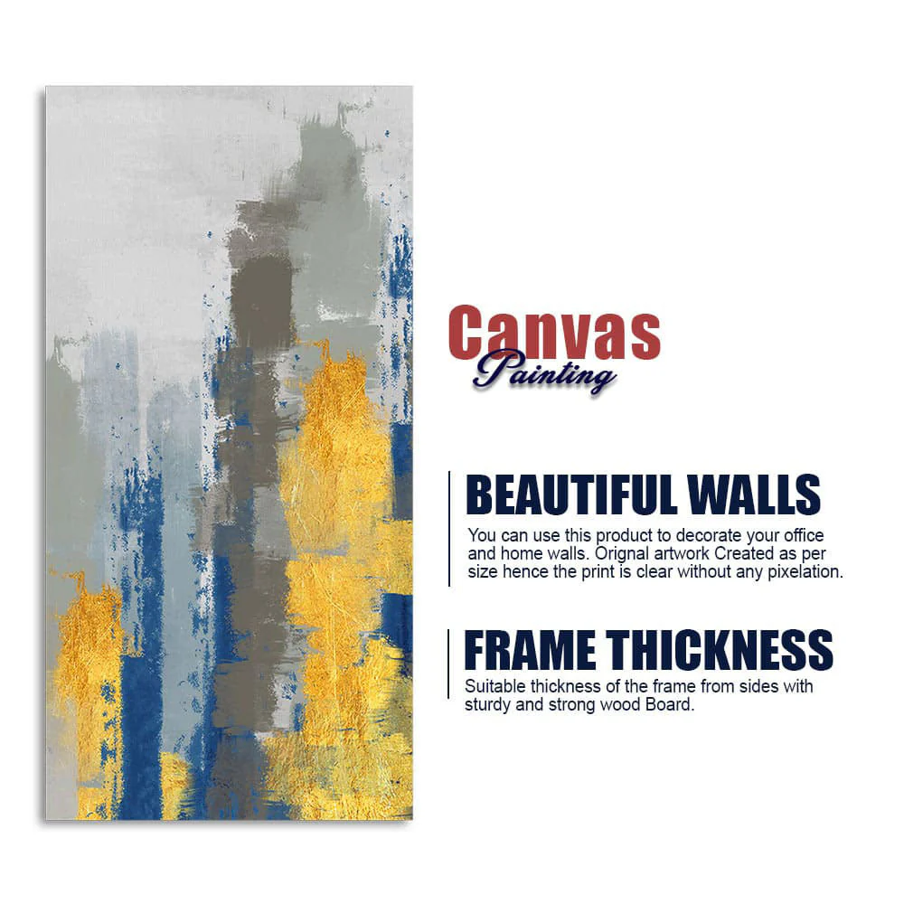 Beautiful Color Abstract Art Premium Canvas Wall Painting - Image 6