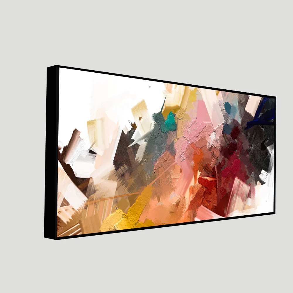 Beautiful Colorful Texture Abstract art Canvas Wall Painting - Image 5