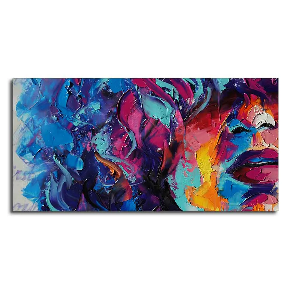 Beautiful Girl Abstract Art wall Painting - Image 5
