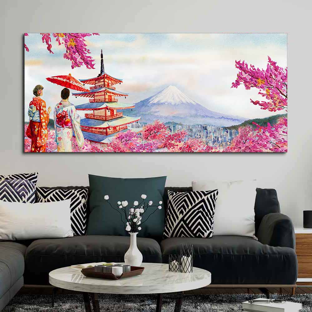 Beautiful Japan Premium Canvas wall Painting - Image 2