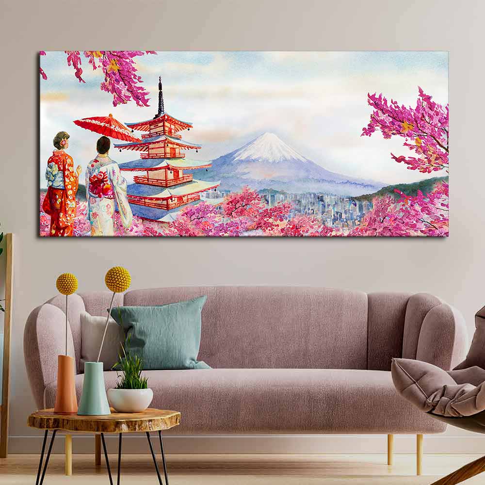 Beautiful Japan Premium Canvas wall Painting - Image 4