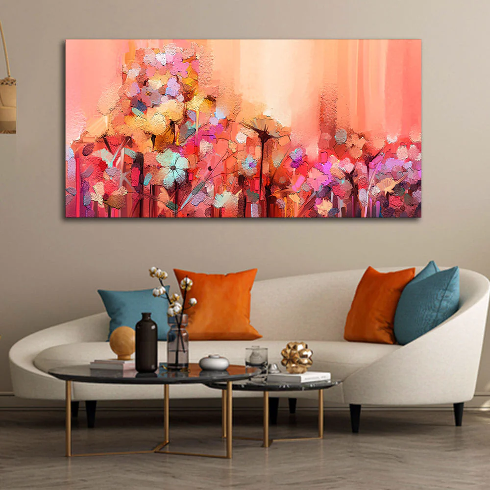 Beautiful Magnolia Flower Canvas Wall Painting - Image 2