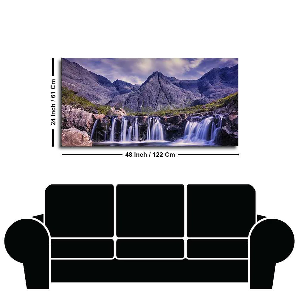 Beautiful Nature Scenery Premium Canvas Wall Painting - Image 7