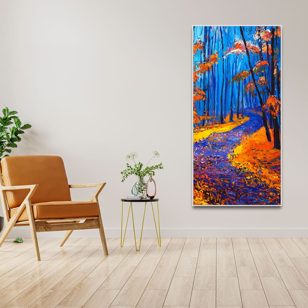 Beautiful Nature Wall Painting of Forest - Image 3
