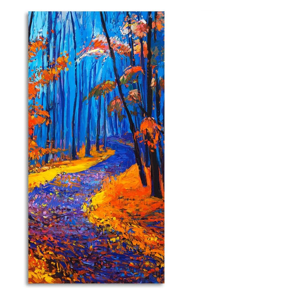 Beautiful Nature Wall Painting of Forest - Image 4