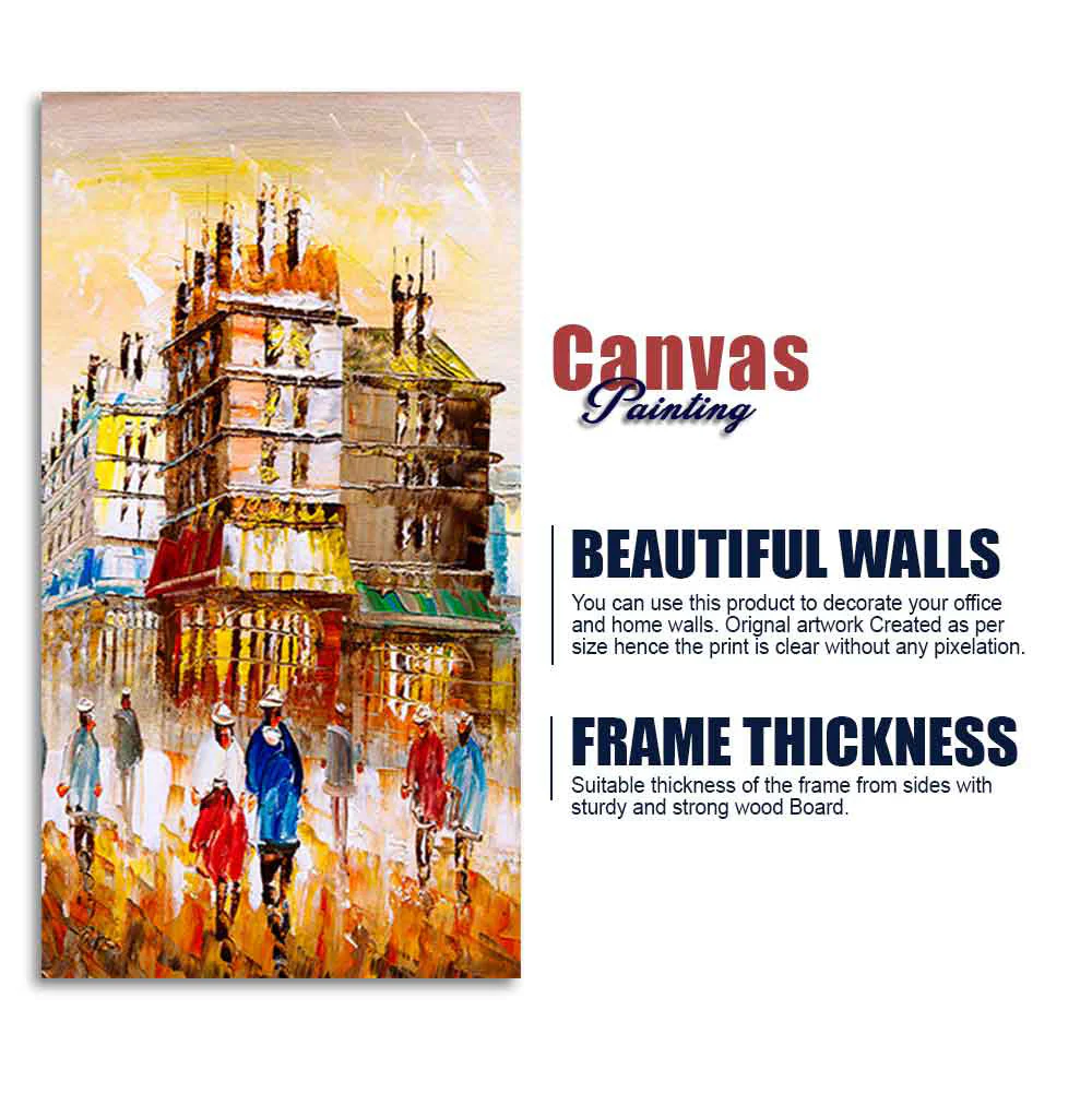 Beautiful Paris City View Living Room Wall Painting - Image 8