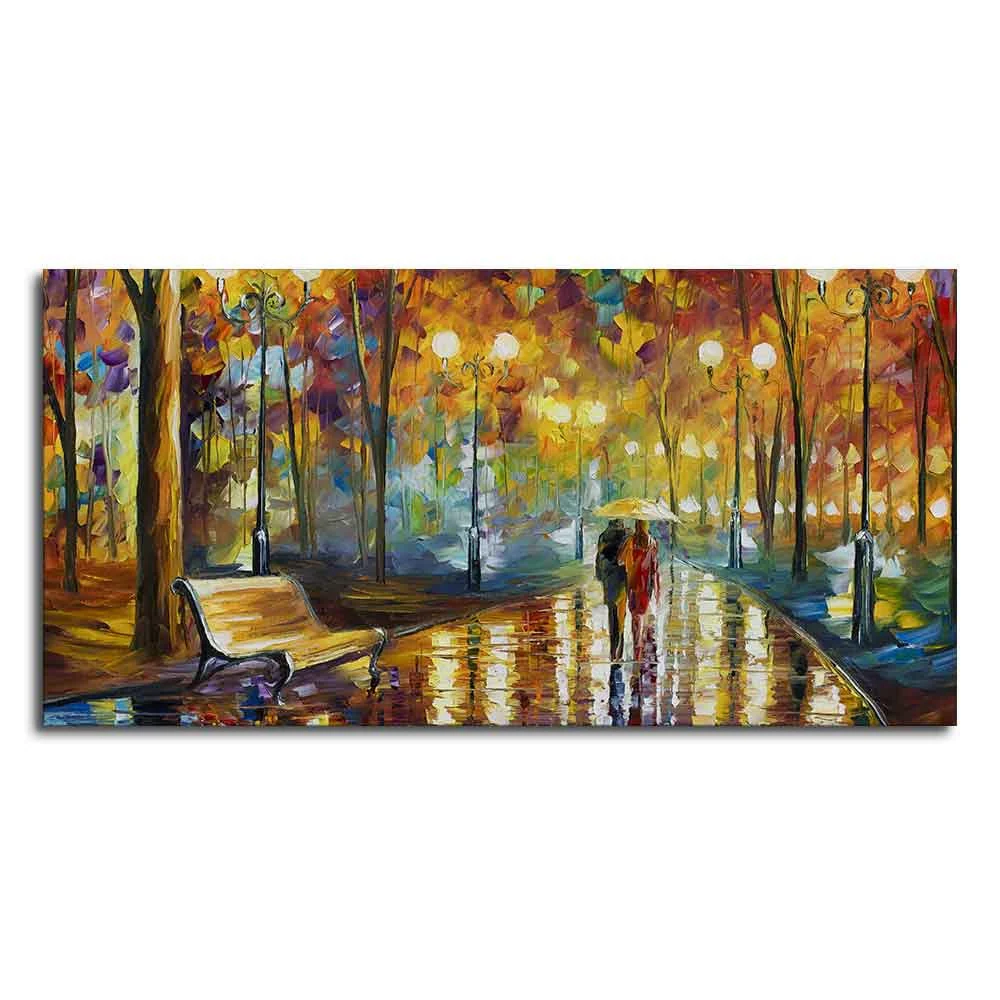 Beautiful Rain's Rustle Wall Painting - Image 5