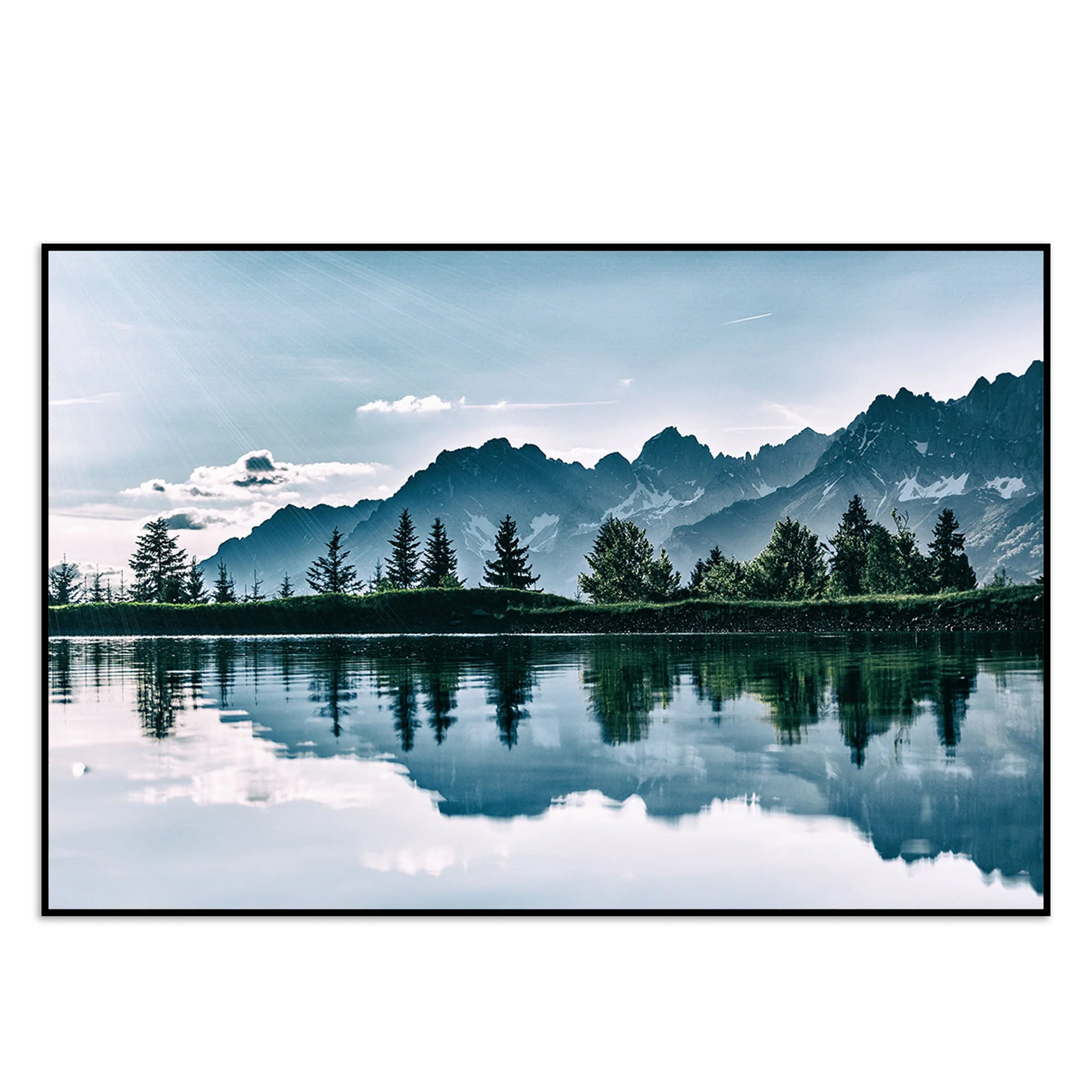 Beautiful View of Horizon Floating Canvas Wall Painting - Image 5
