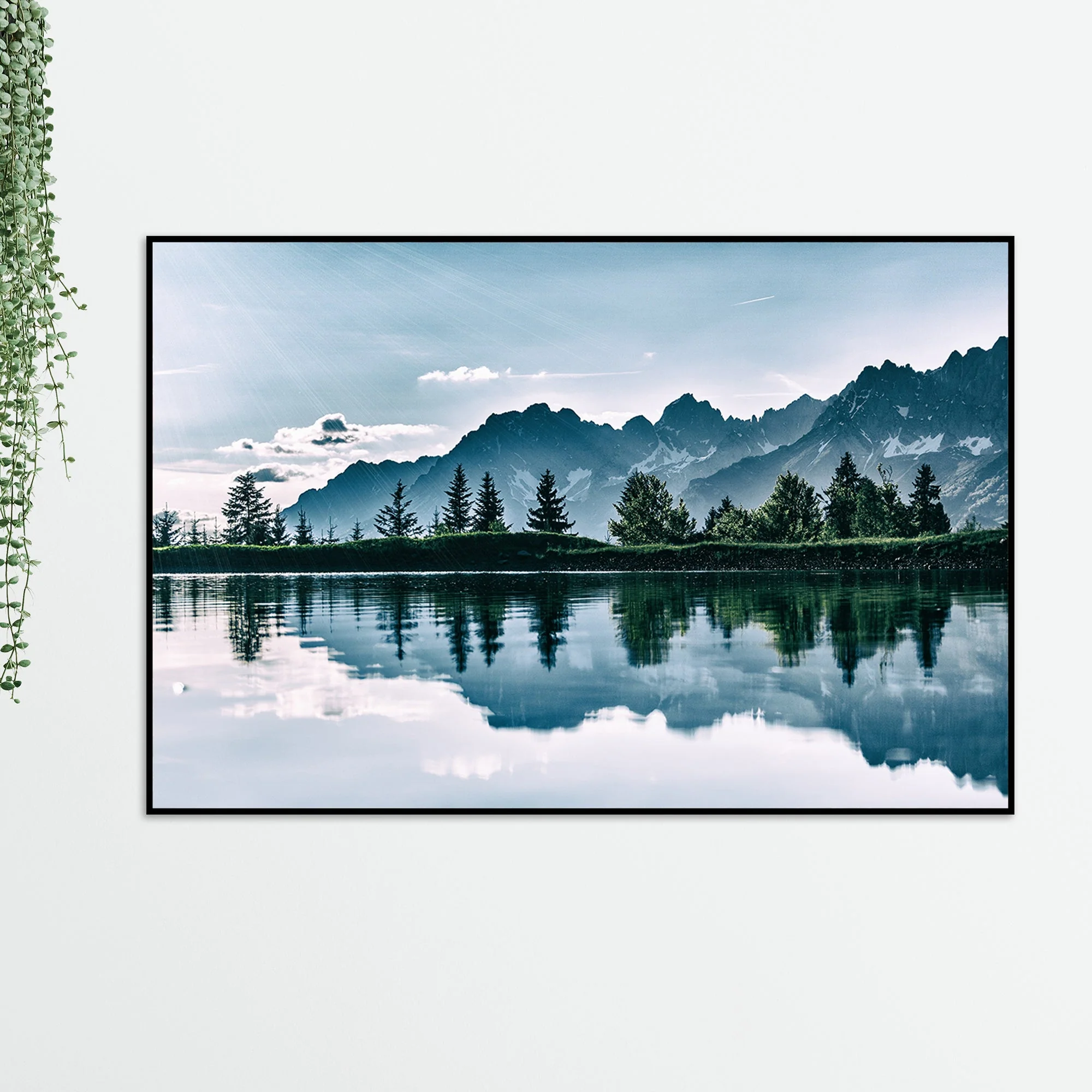 Beautiful View of Horizon Floating Canvas Wall Painting - Image 7