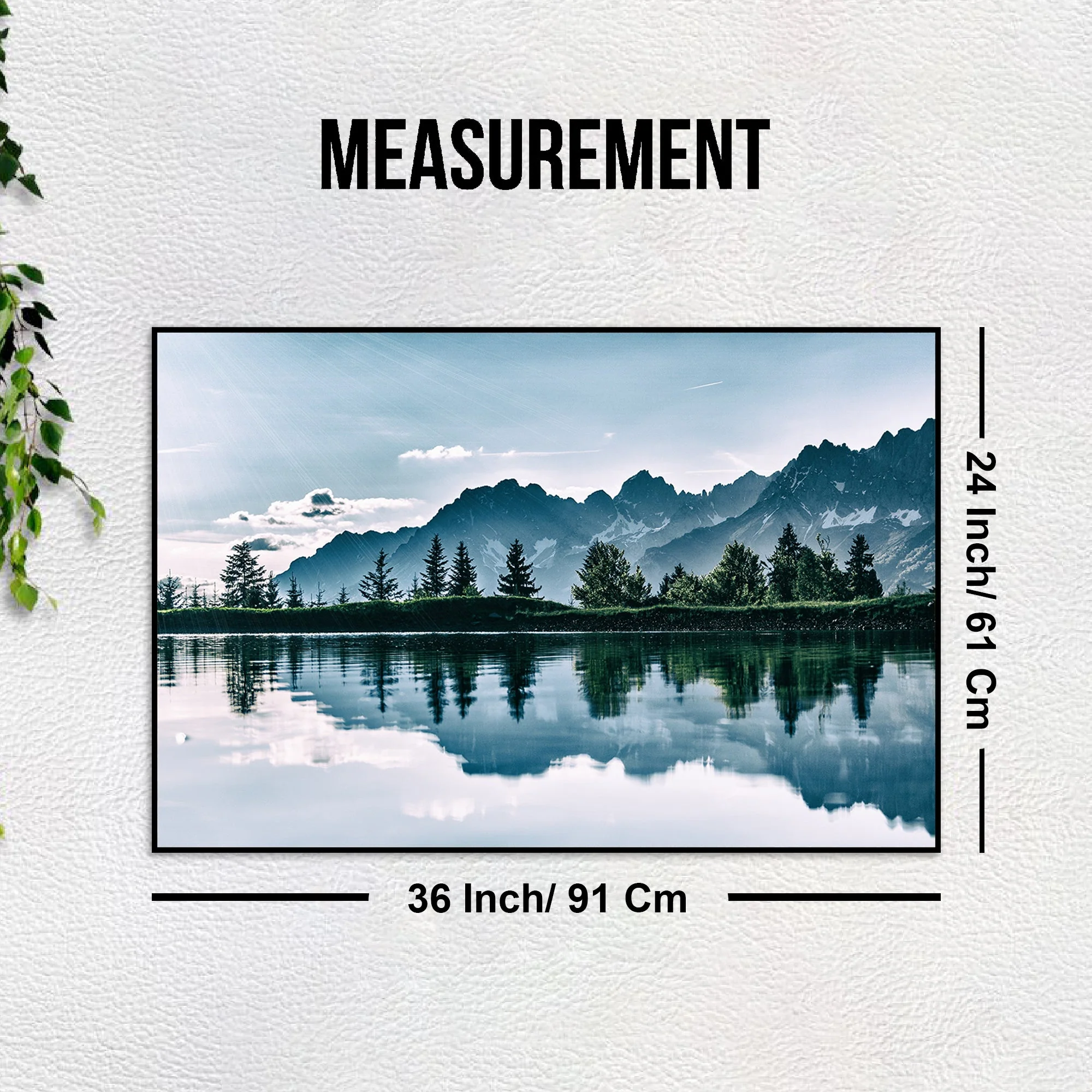 Beautiful View of Horizon Floating Canvas Wall Painting - Image 8