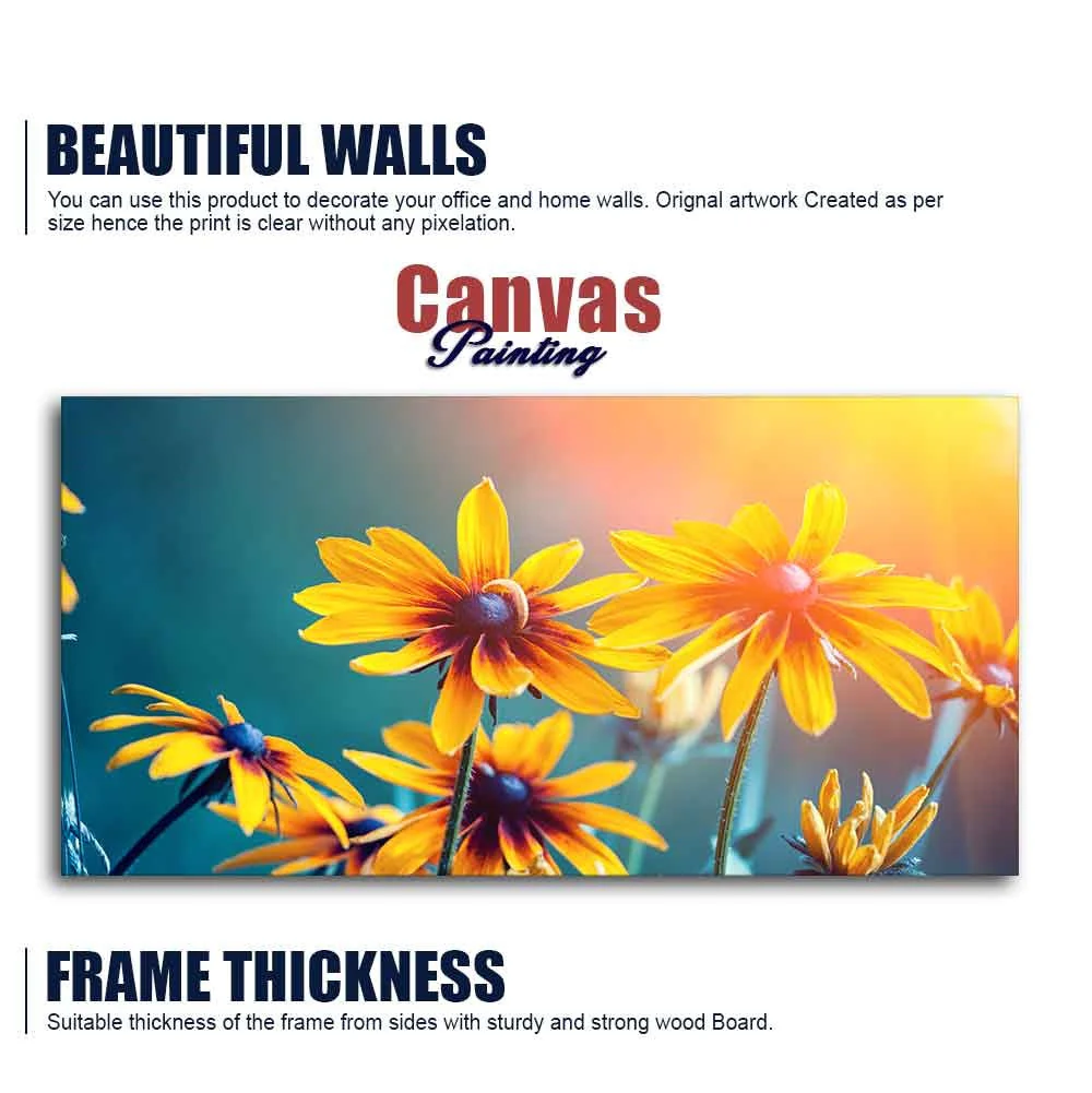 Beautiful Wall Painting of Mexican Sunflower - Image 6