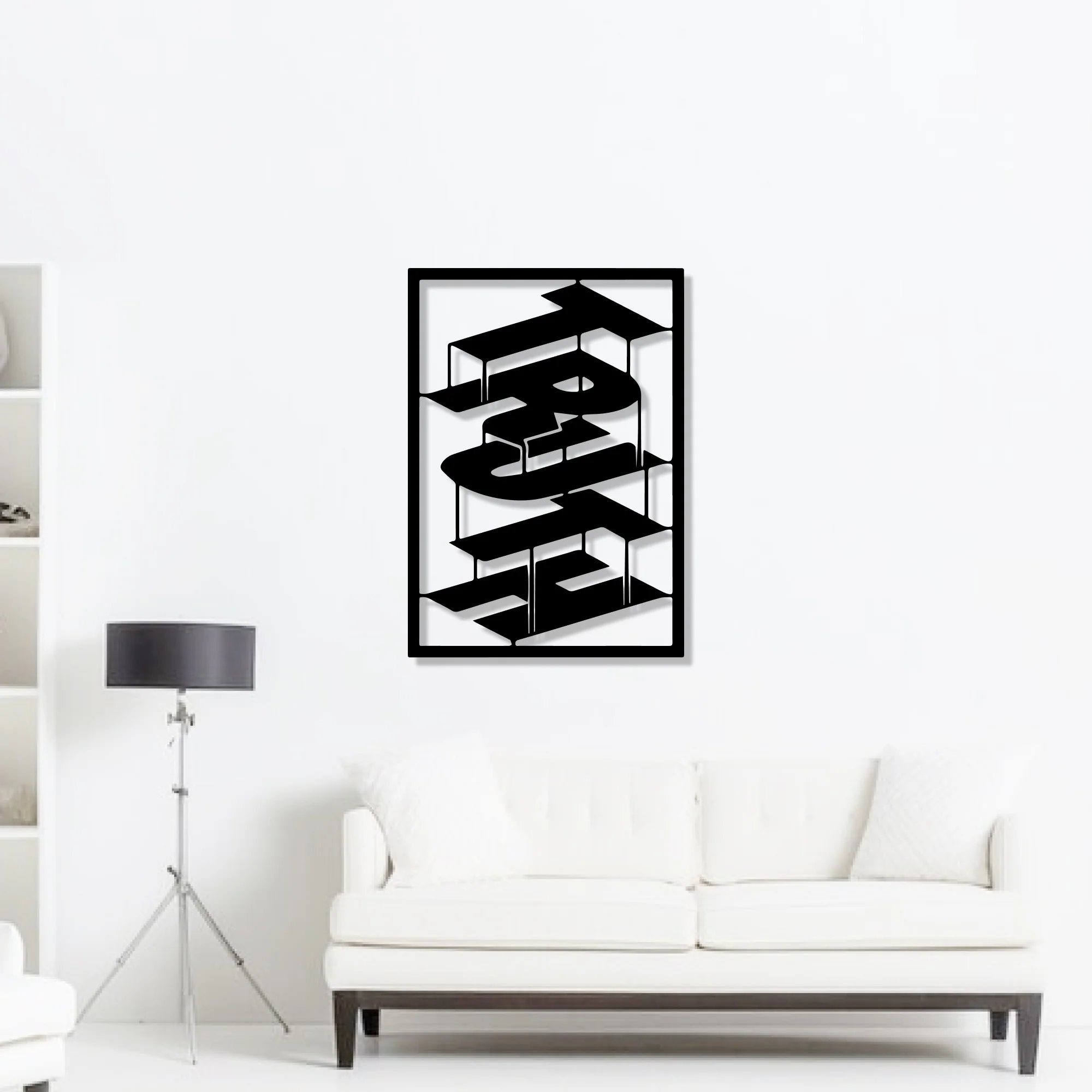 Beautiful Word Art Truth Text Design Metal Art Wall Decor