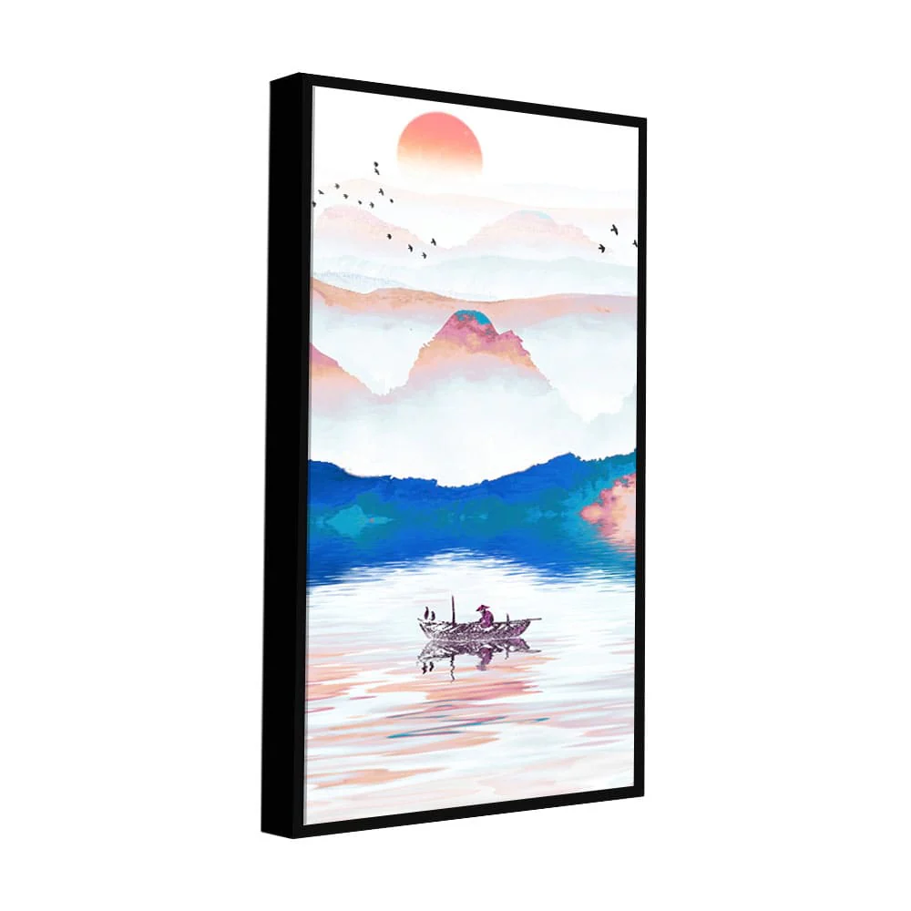Beautiful Zen Life Scenery Premium Canvas Wall Painting - Image 5