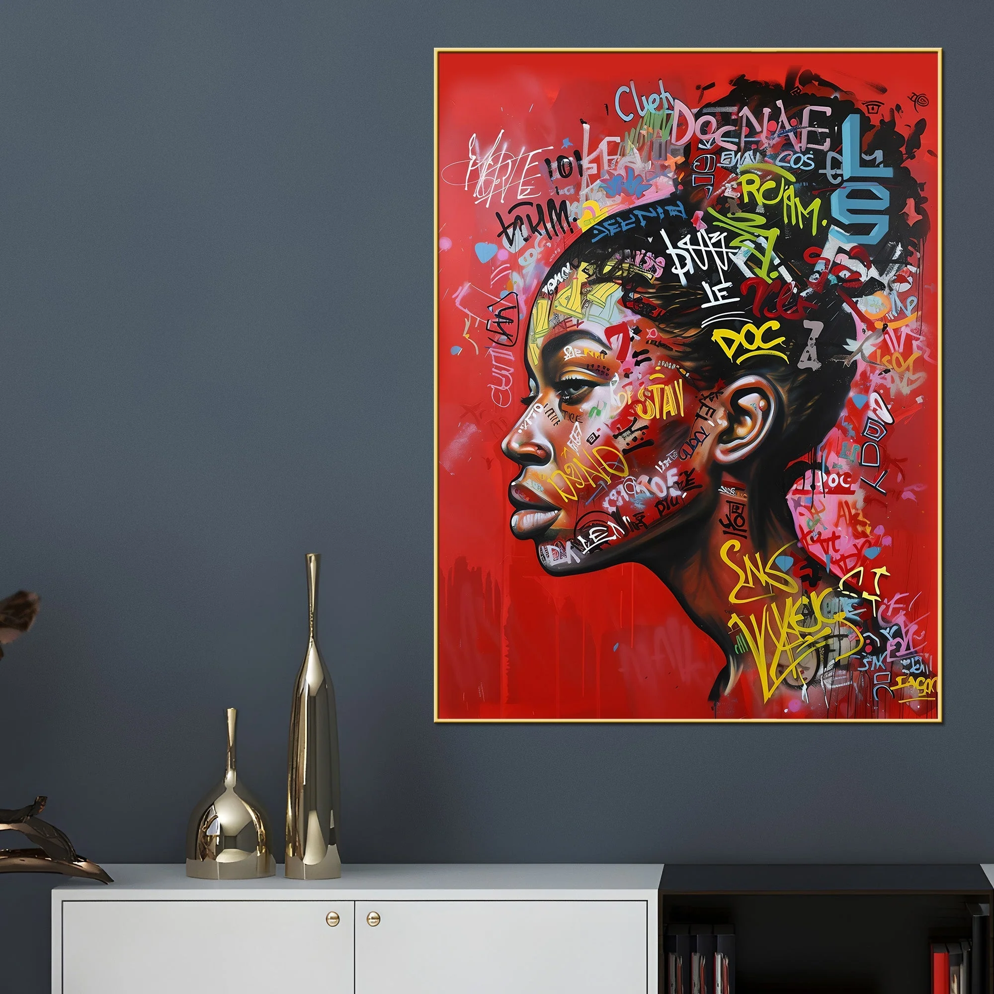Beauty Of Wakanda Cotton Canvas Wall Painting - Image 2
