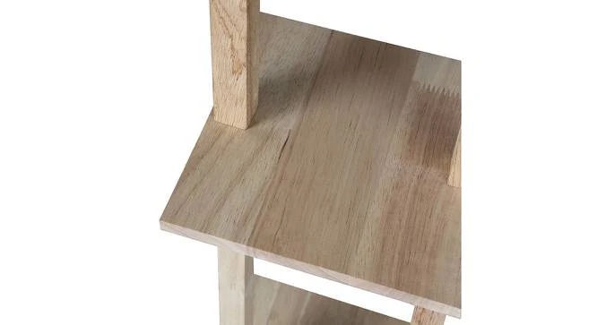 Beige Color Cotton Shade 3 Tier Shelf Storage Solid Wooden Floor Lamp - Image 7