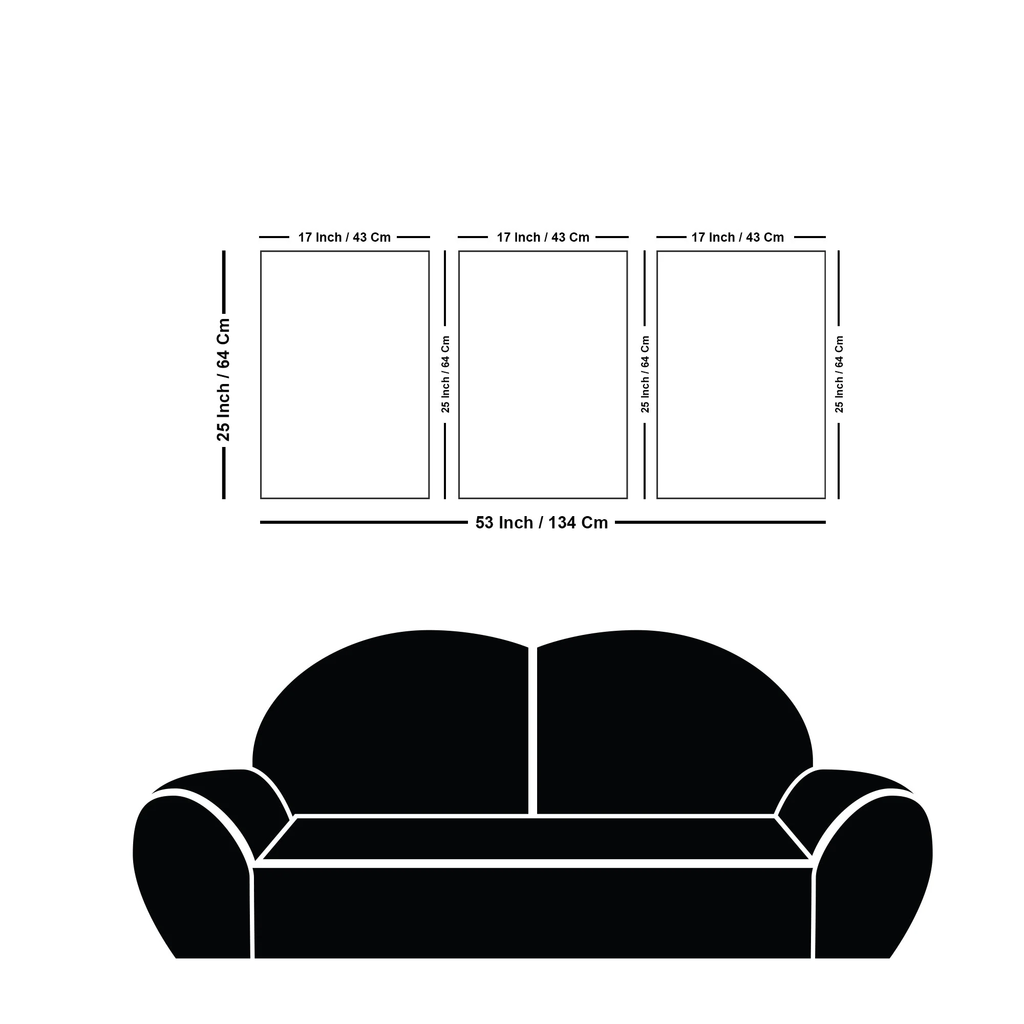 Botanical Leaf Floating Canvas Wall Painting Set of Three - Image 5
