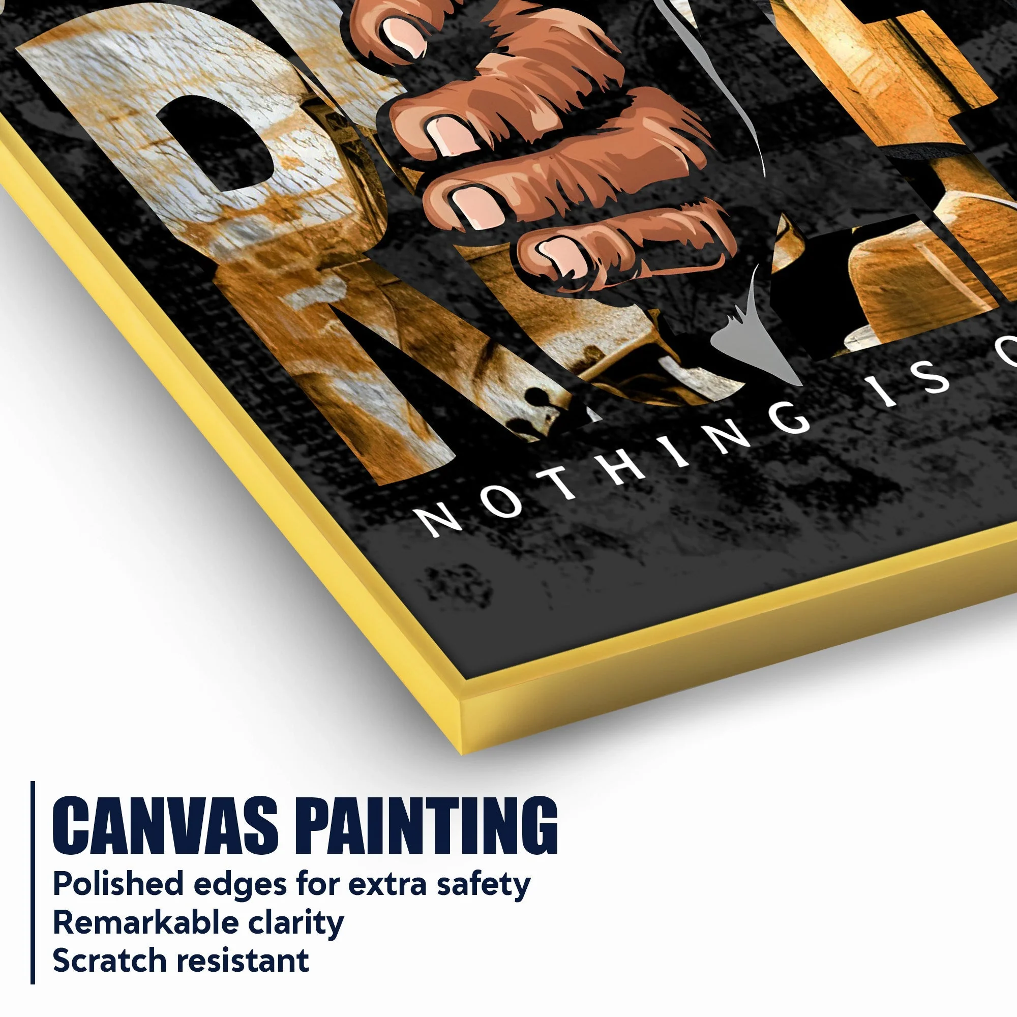 Break The Rule Or Make The Rule Cotton Canvas Wall Painting - Image 4