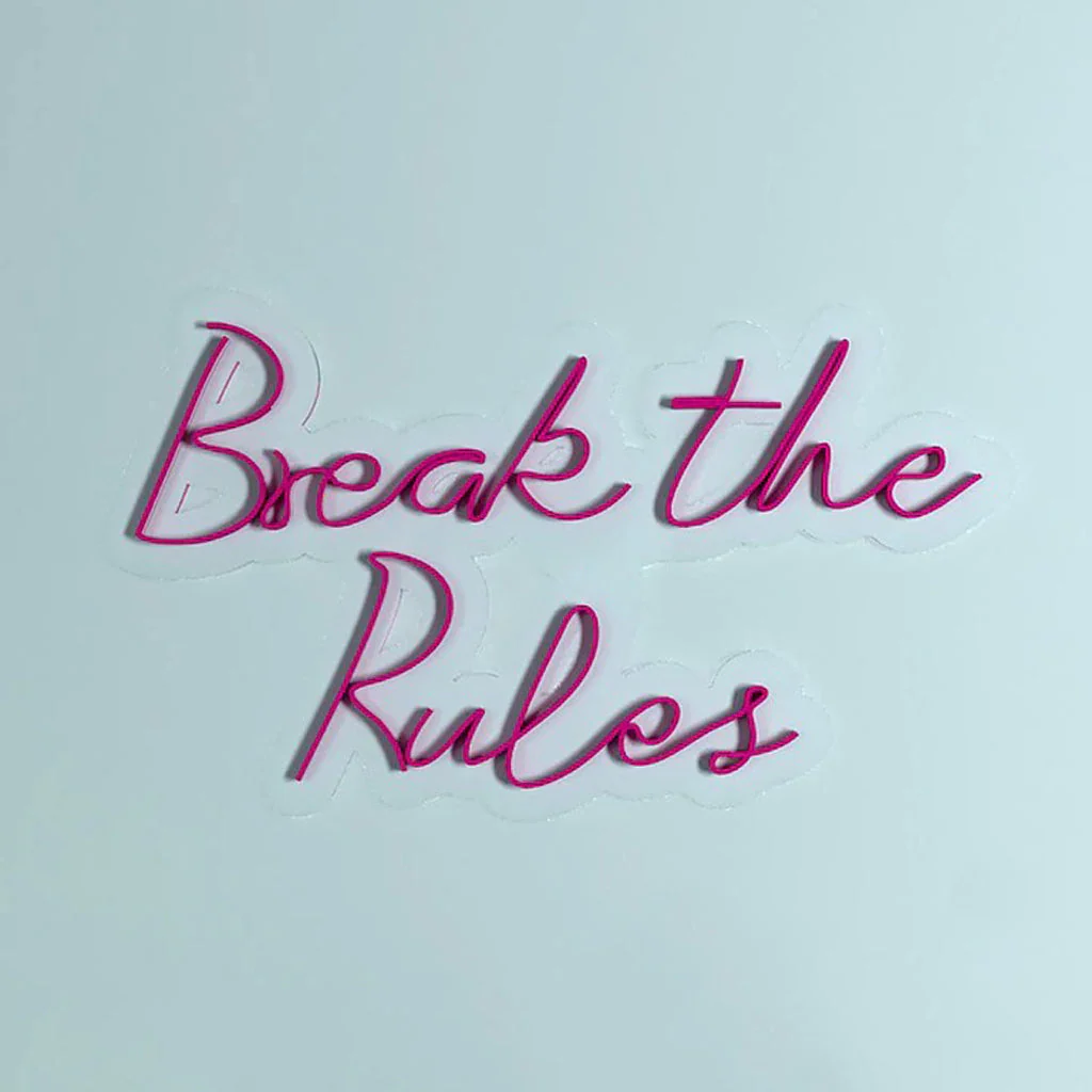 Break The Rules Design Neon LED Light - Image 4