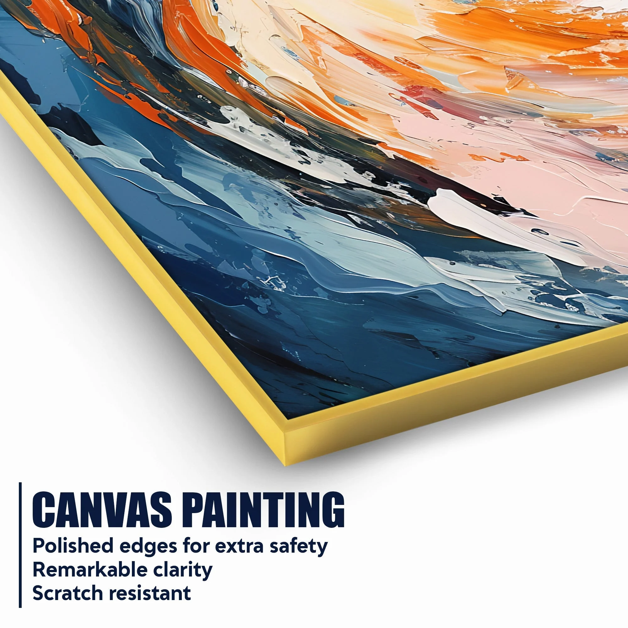 Brine Of The Ocean Cotton Canvas Wall Painting - Image 4