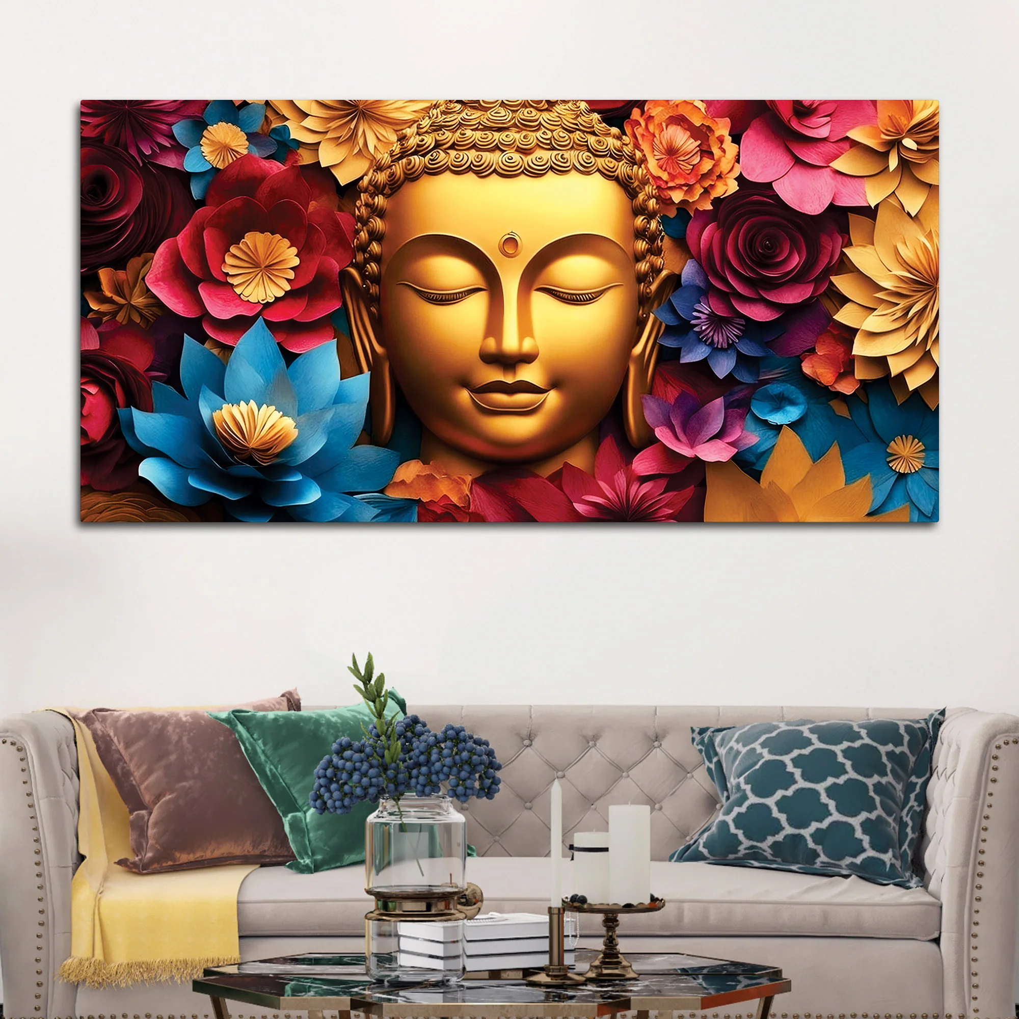 Buddha Aesthetic Painting for Living Room - Image 3