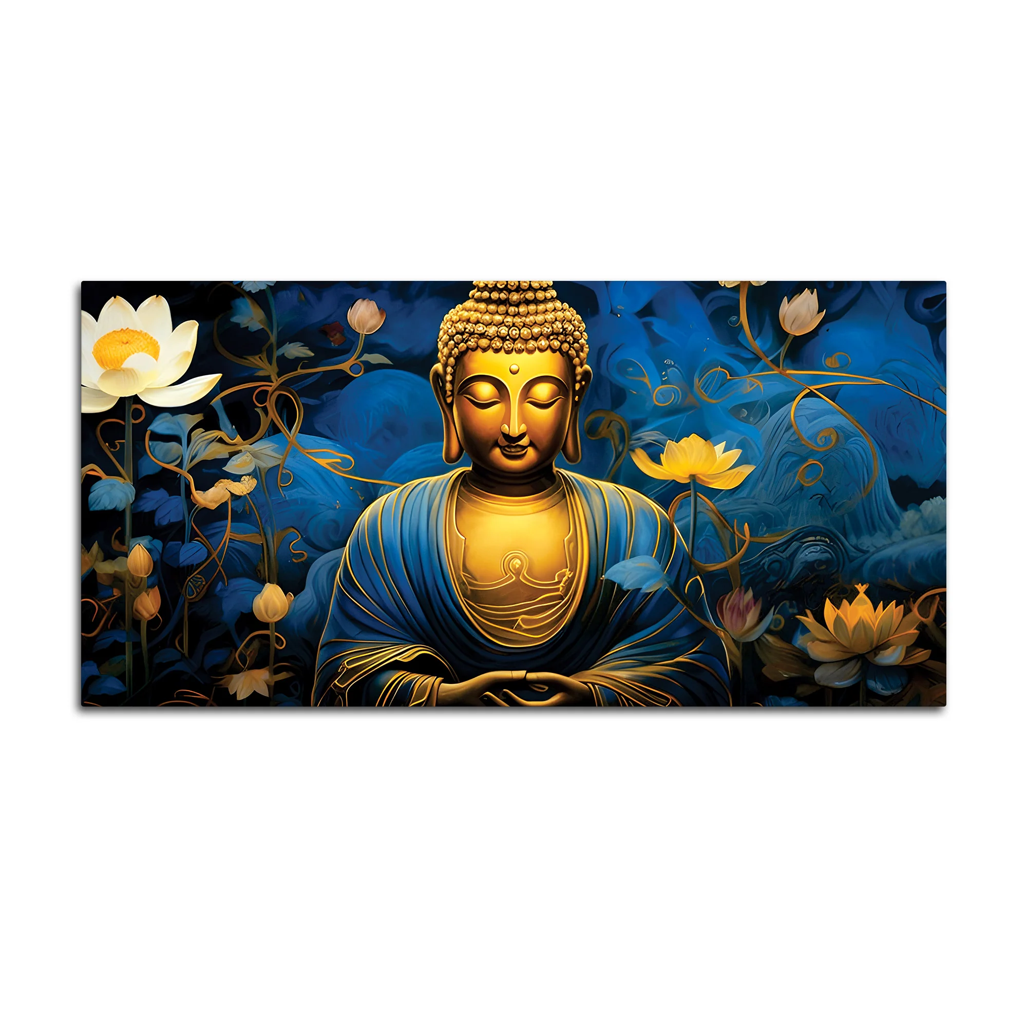 Buddha Blessing Painting for Good Vibes Home Décor - Image 4