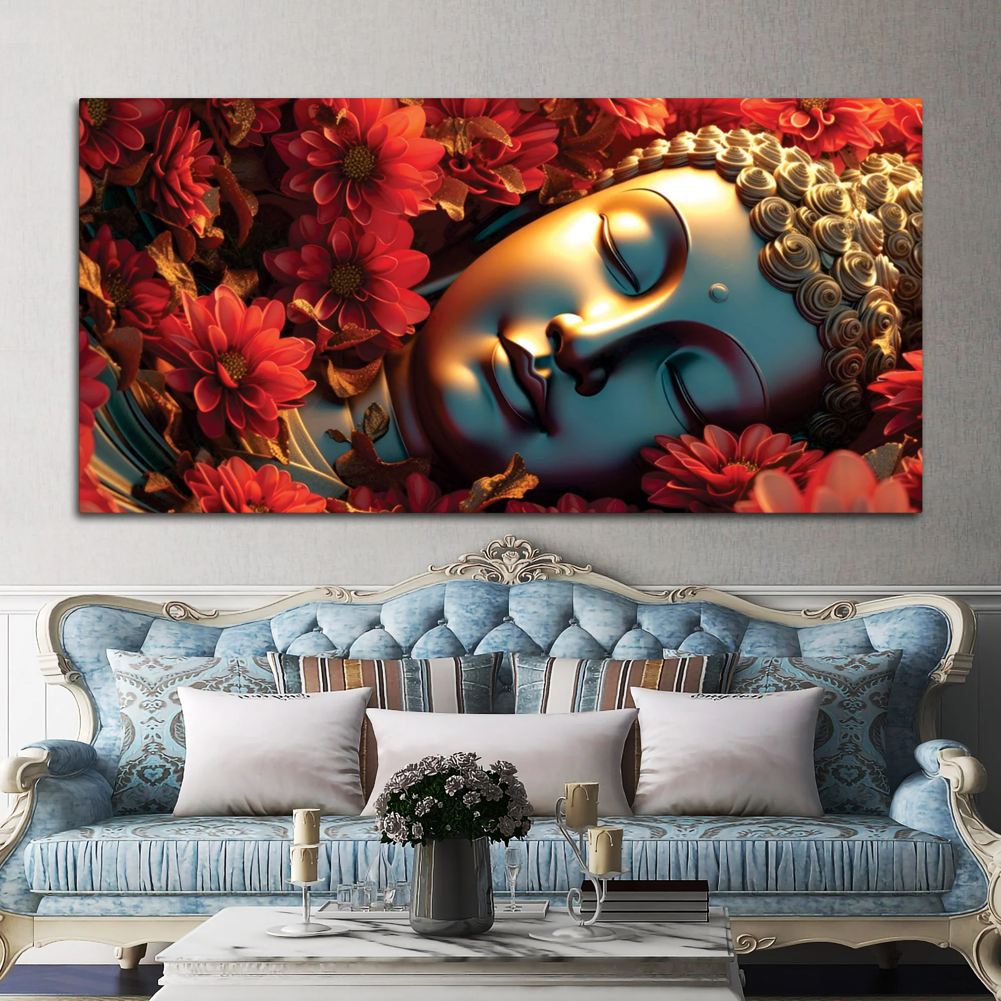 Buddha Bliss Painting for Home Decoration - Image 3