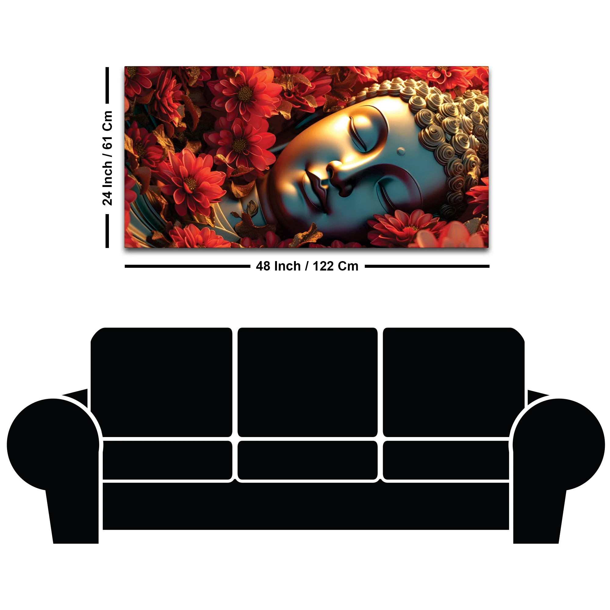 Buddha Bliss Painting for Home Decoration - Image 8