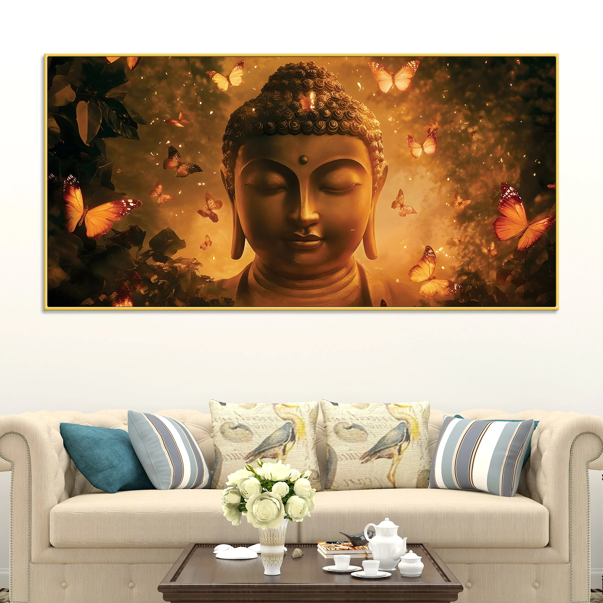 Buddha Calm Painting for Home Wall Art - Image 2