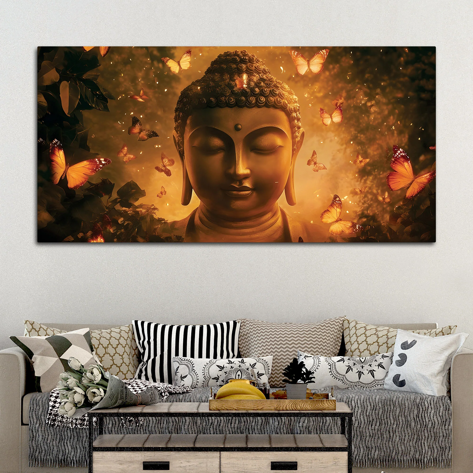 Buddha Calm Painting for Home Wall Art - Image 3
