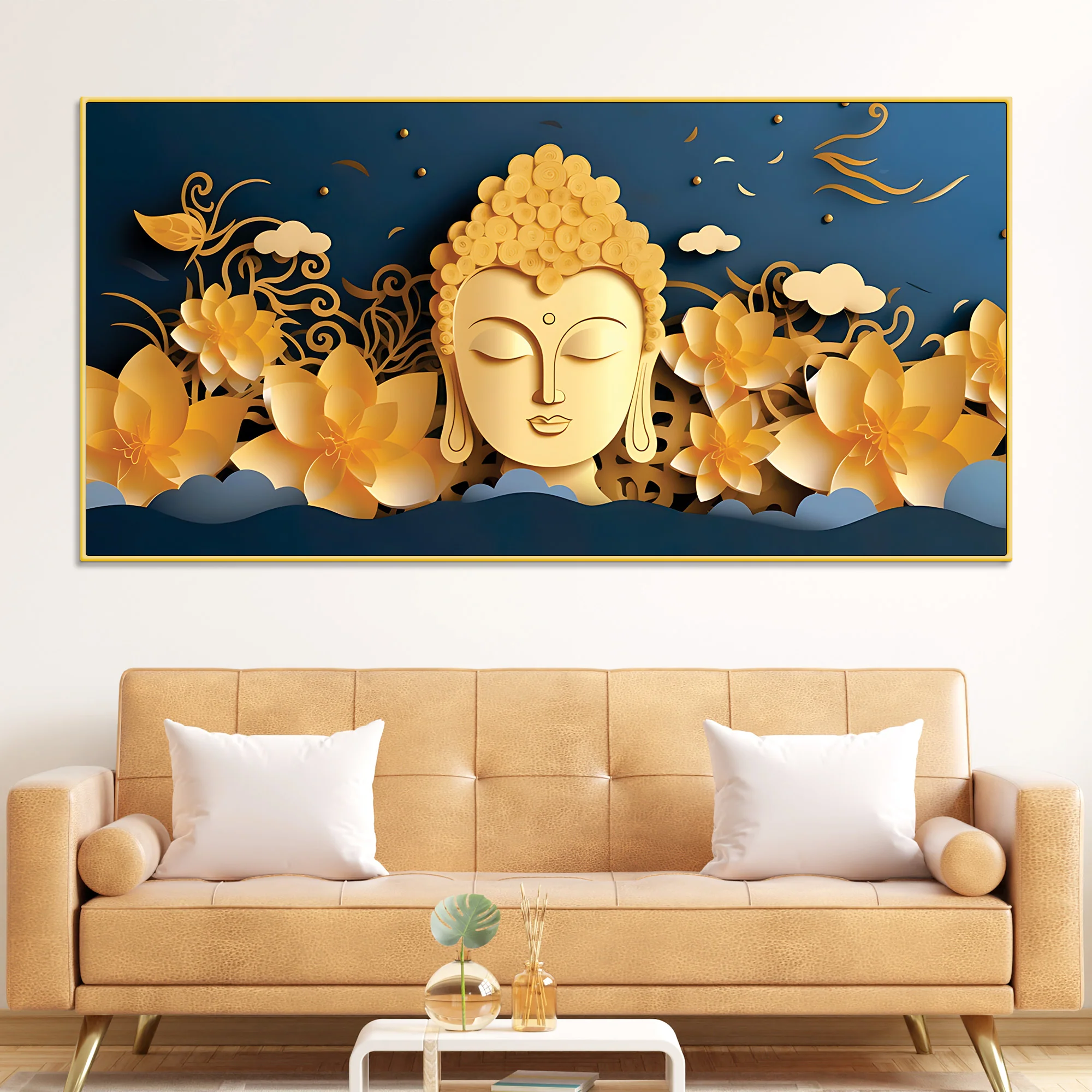 Buddha Calm Presence Painting for Decor - Image 2
