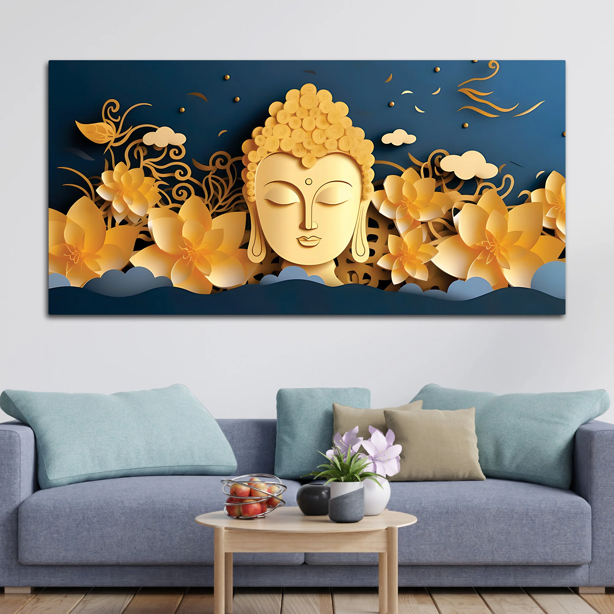 Buddha Calm Presence Painting for Decor - Image 3