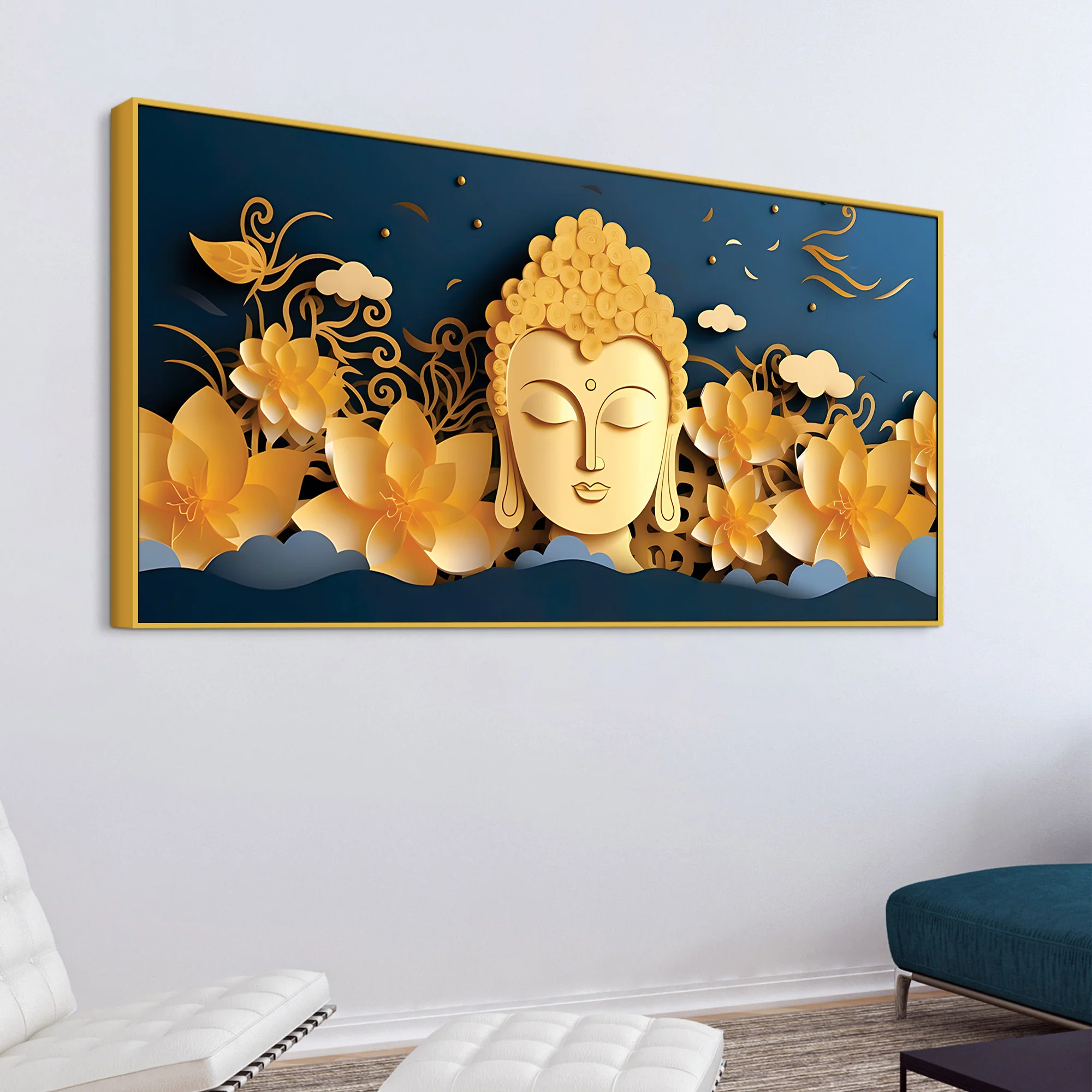 Buddha Calm Presence Painting for Decor - Image 5