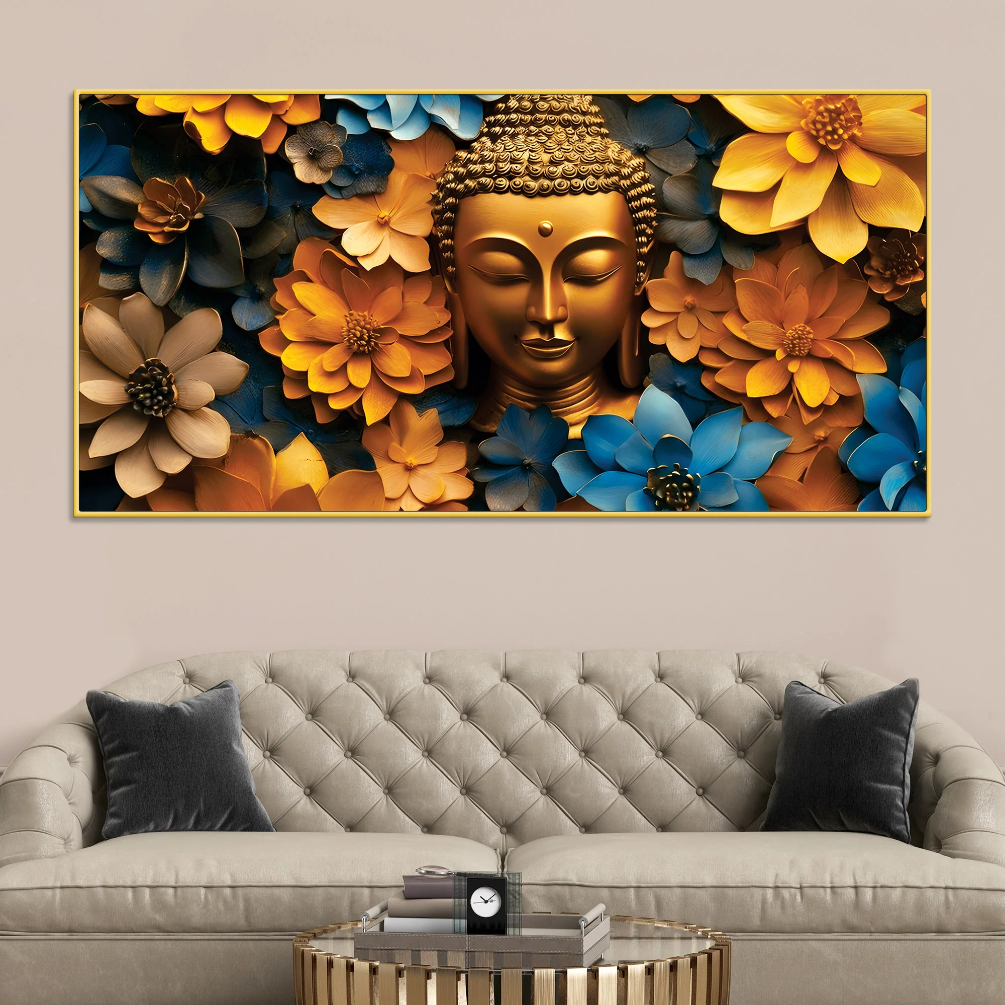 Buddha Calm Soul Painting for Living Room - Image 2