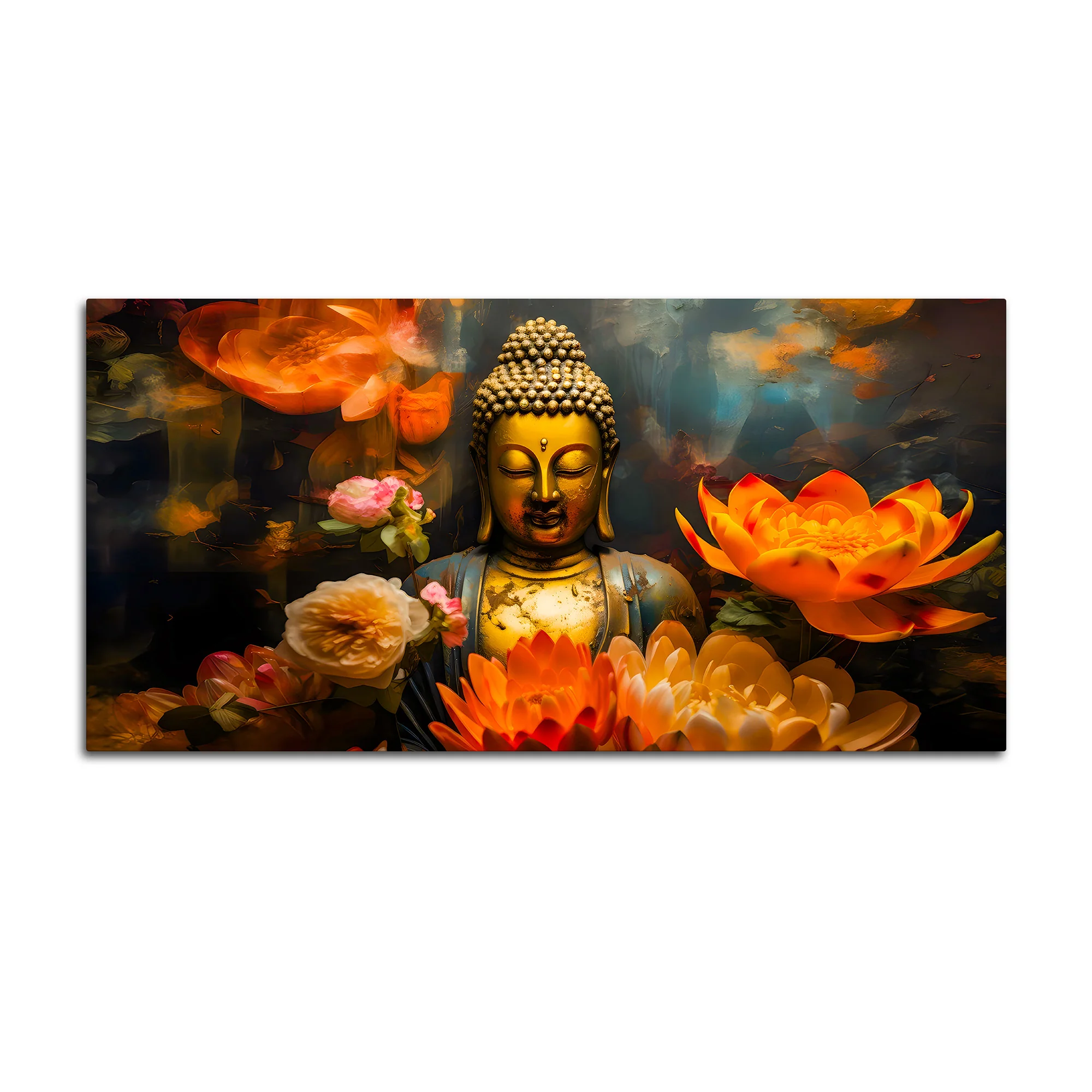Buddha Calm Vibes Canvas Painting for Home & Office - Image 4