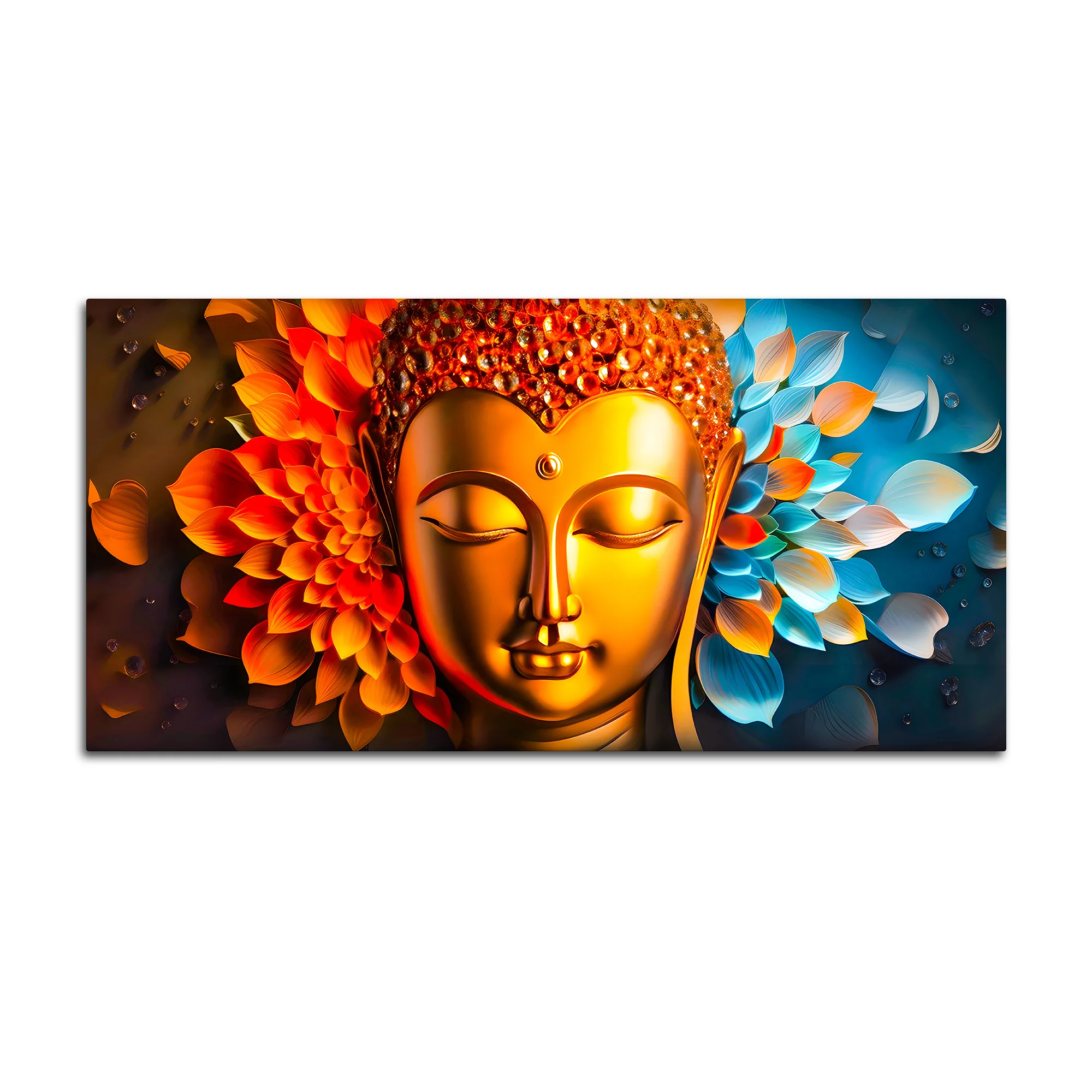 Buddha Canvas Painting for Elegant Living Spaces - Image 4